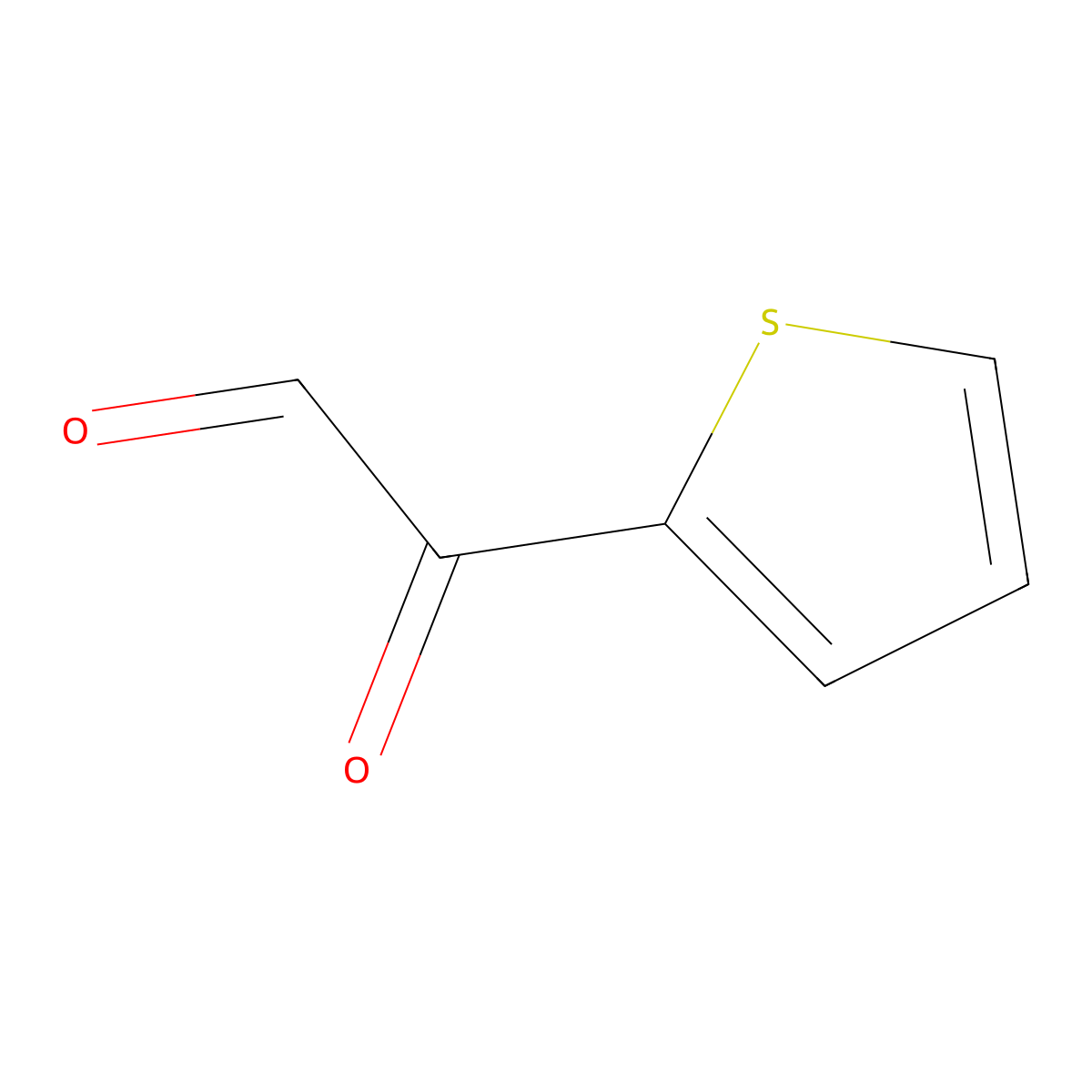2-Oxo-2-(thiophen-2-yl)acetaldehyde molecular structure, CAS 51445-63-7