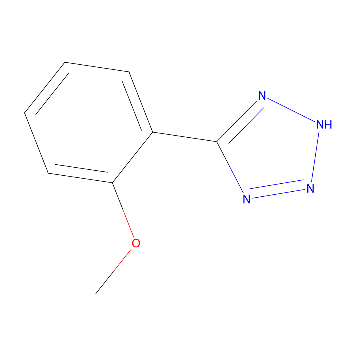 5-(2-Methoxyphenyl)-1H-tetrazole molecular structure, CAS 51449-81-1