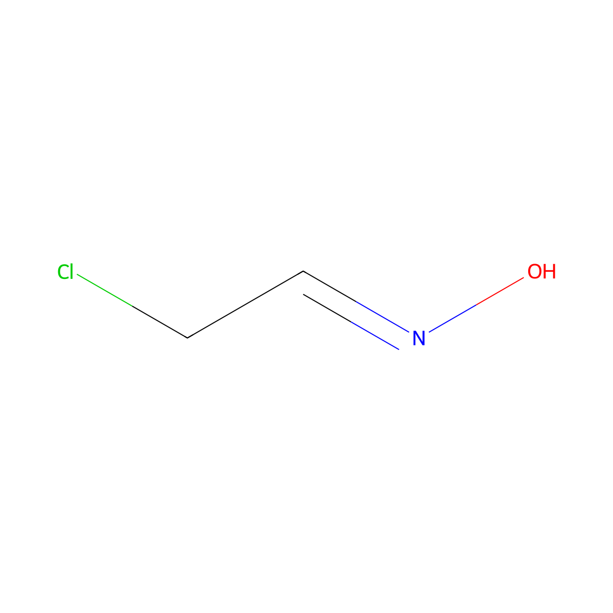 N-(2-Chloroethylidene)hydroxylamine molecular structure, CAS 51451-05-9