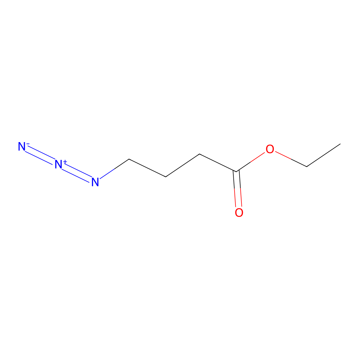 Ethyl 4-azidobutanoate molecular structure, CAS 51453-79-3