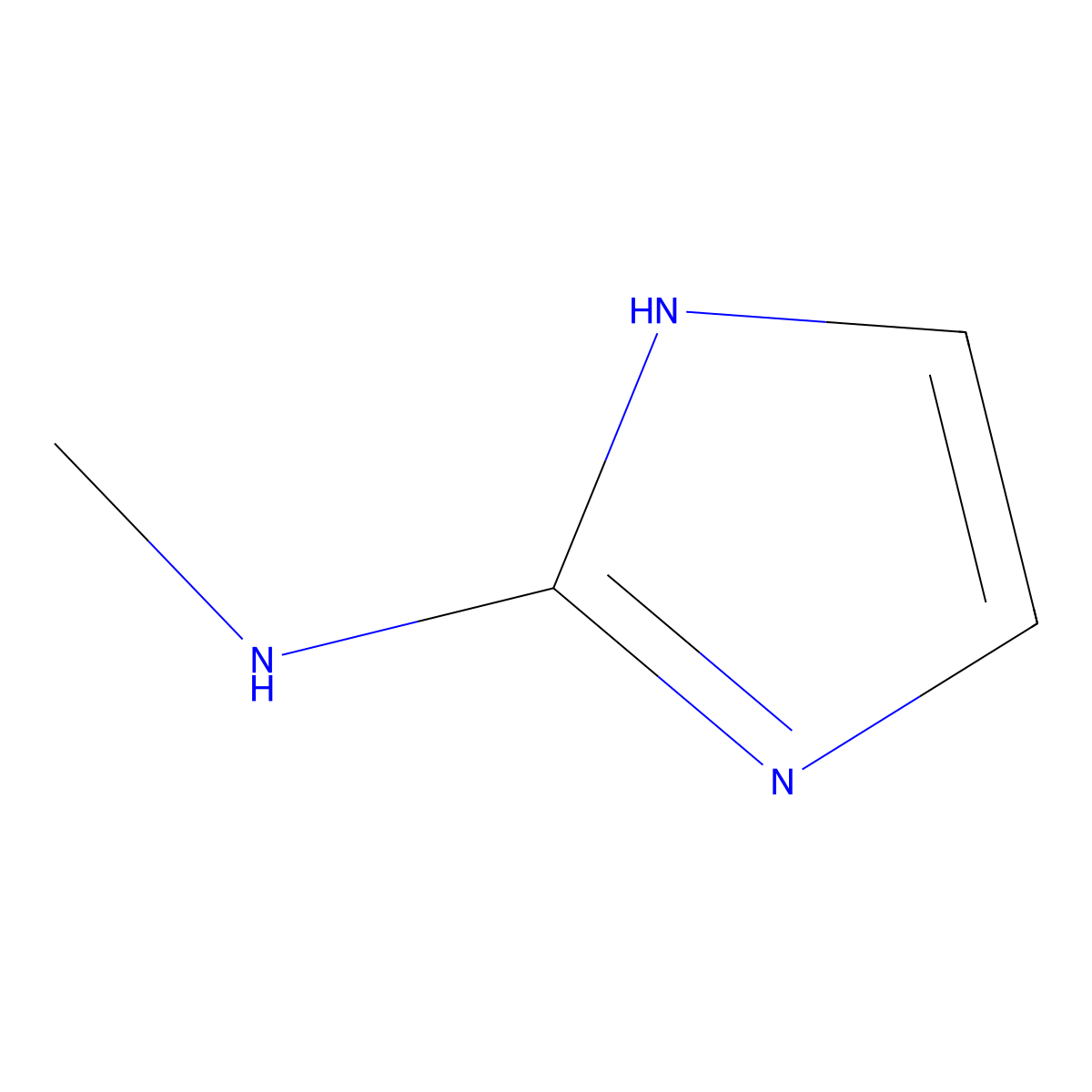 N-Methyl-1H-imidazol-2-amine molecular structure, CAS 5146-52-1
