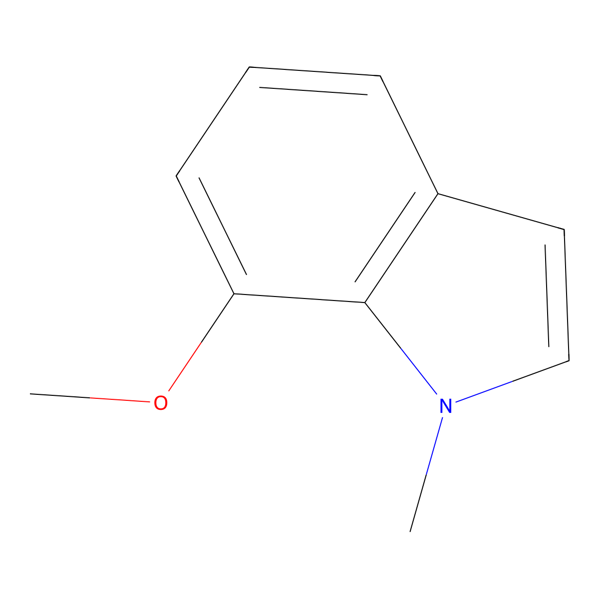 7-methoxy-1-methyl-1H-indole molecular structure, CAS 51460-41-4