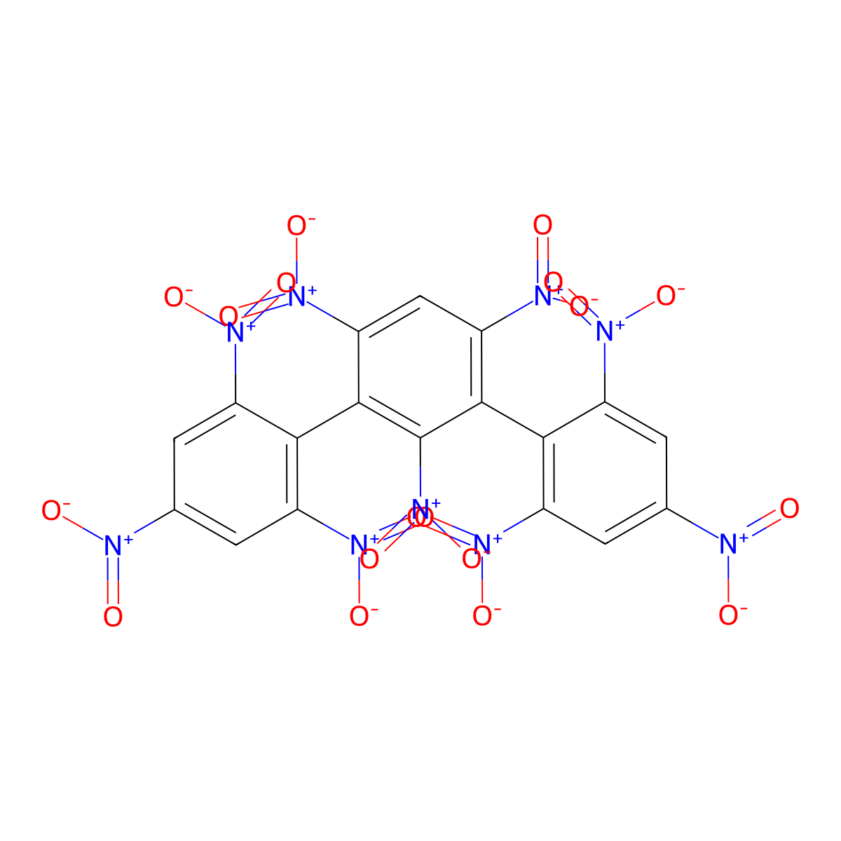 2,2',2'',4,4',4'',6,6',6''-Nonanitro-m-terphenyl molecular structure, CAS 51460-84-5