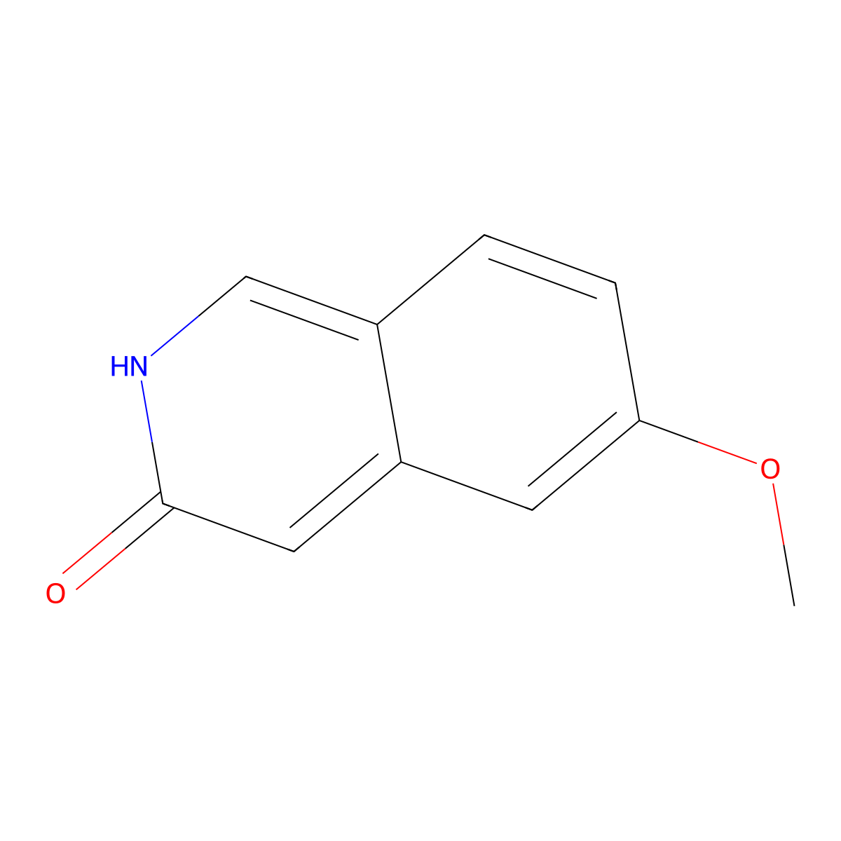 6-methoxy-2H-isoquinolin-3-one molecular structure, CAS 51463-14-0