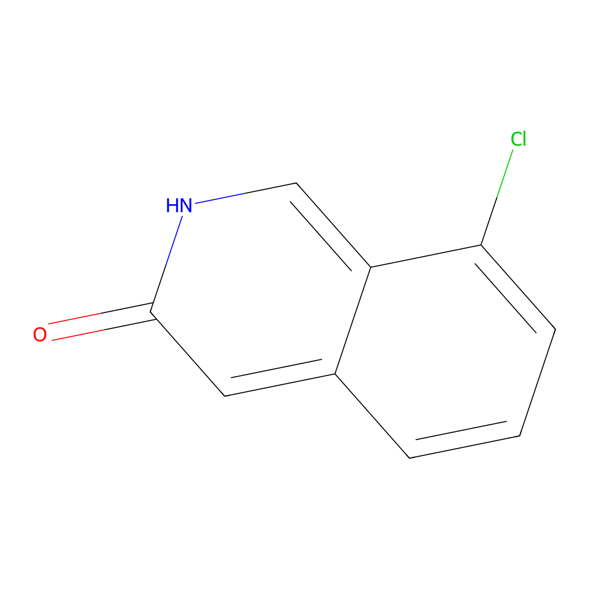 8-Chloroisoquinolin-3-ol molecular structure, CAS 51463-18-4