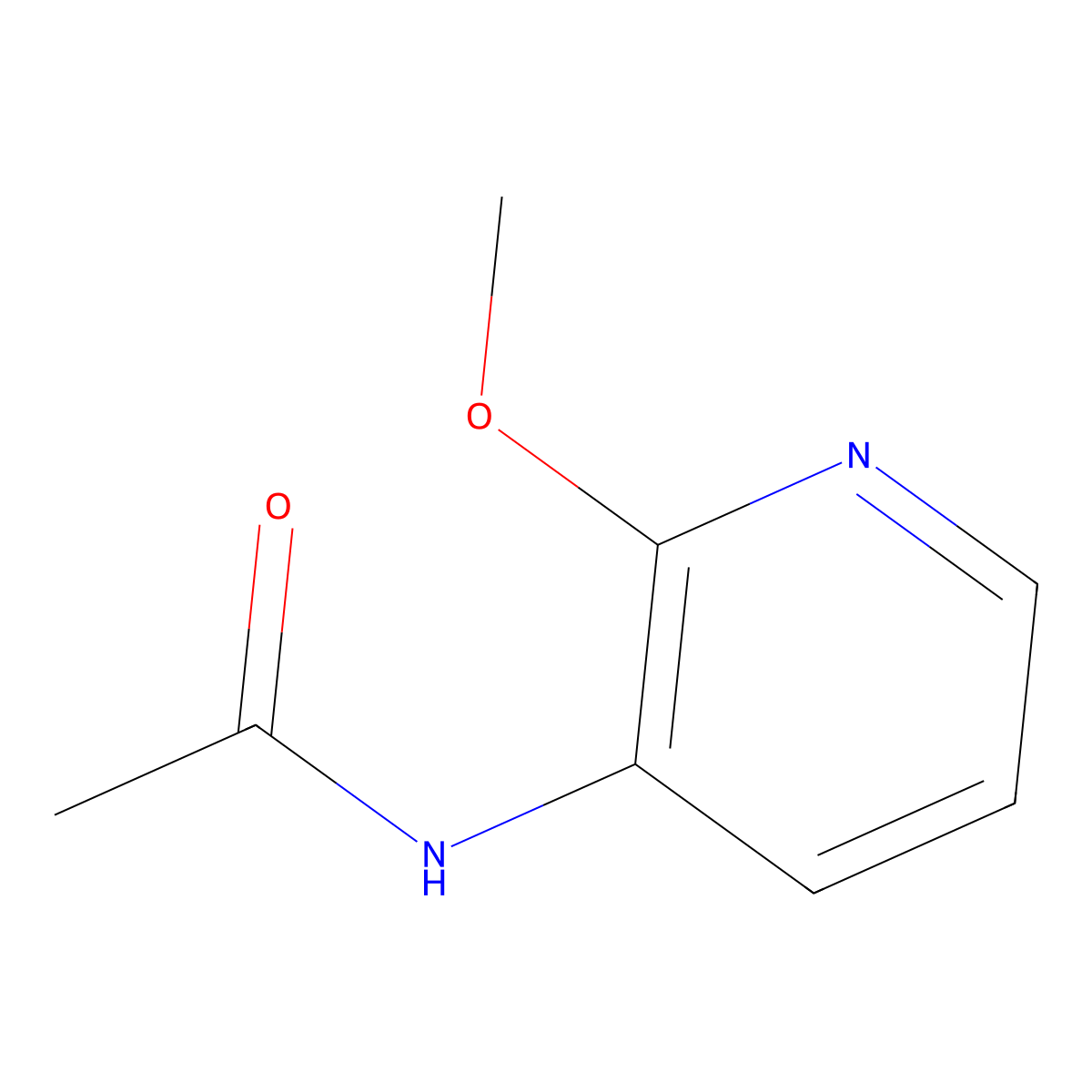 N-(2-Methoxypyridin-3-yl)acetamide molecular structure, CAS 51468-07-6