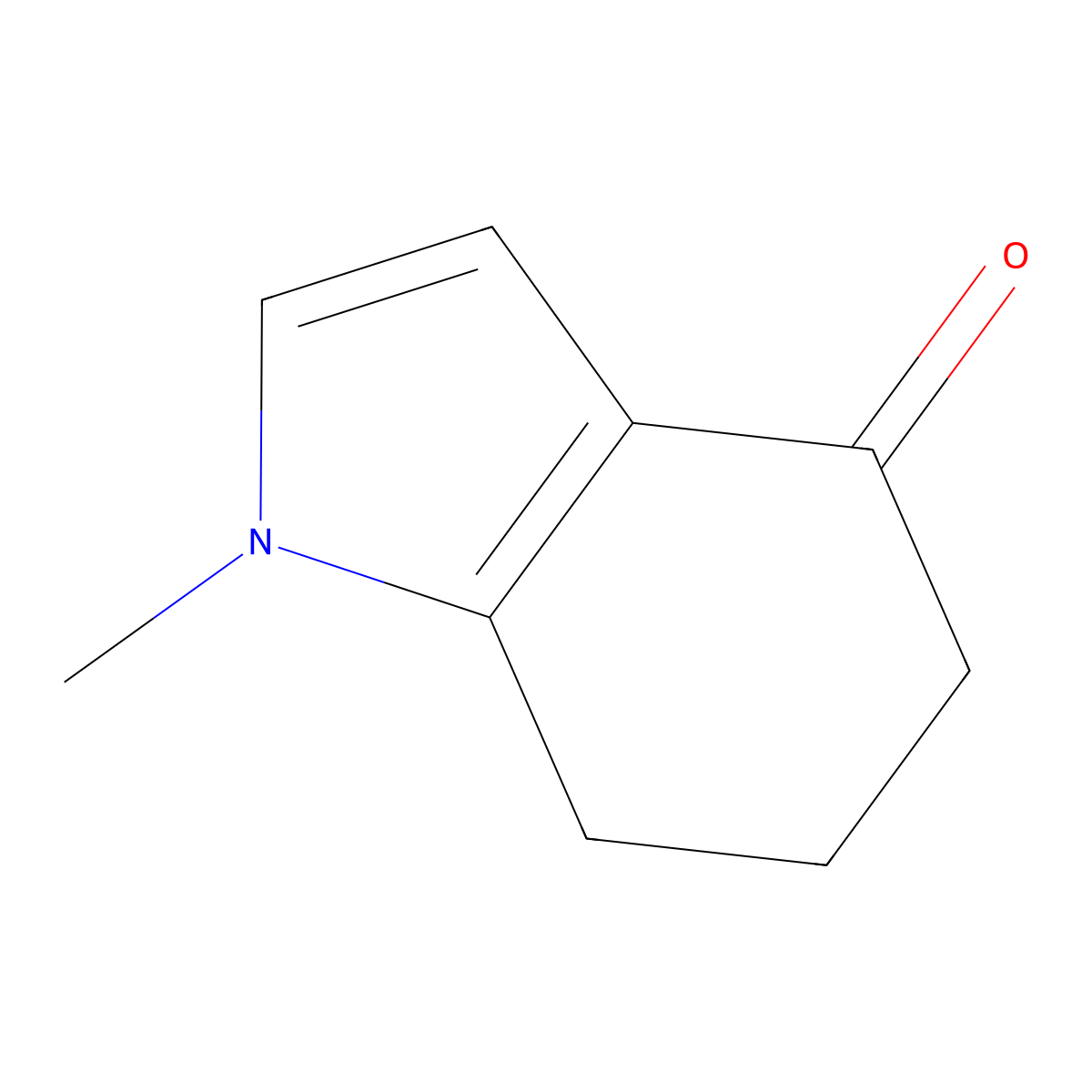 1-Methyl-6,7-dihydro-1H-indol-4(5H)-one molecular structure, CAS 51471-08-0