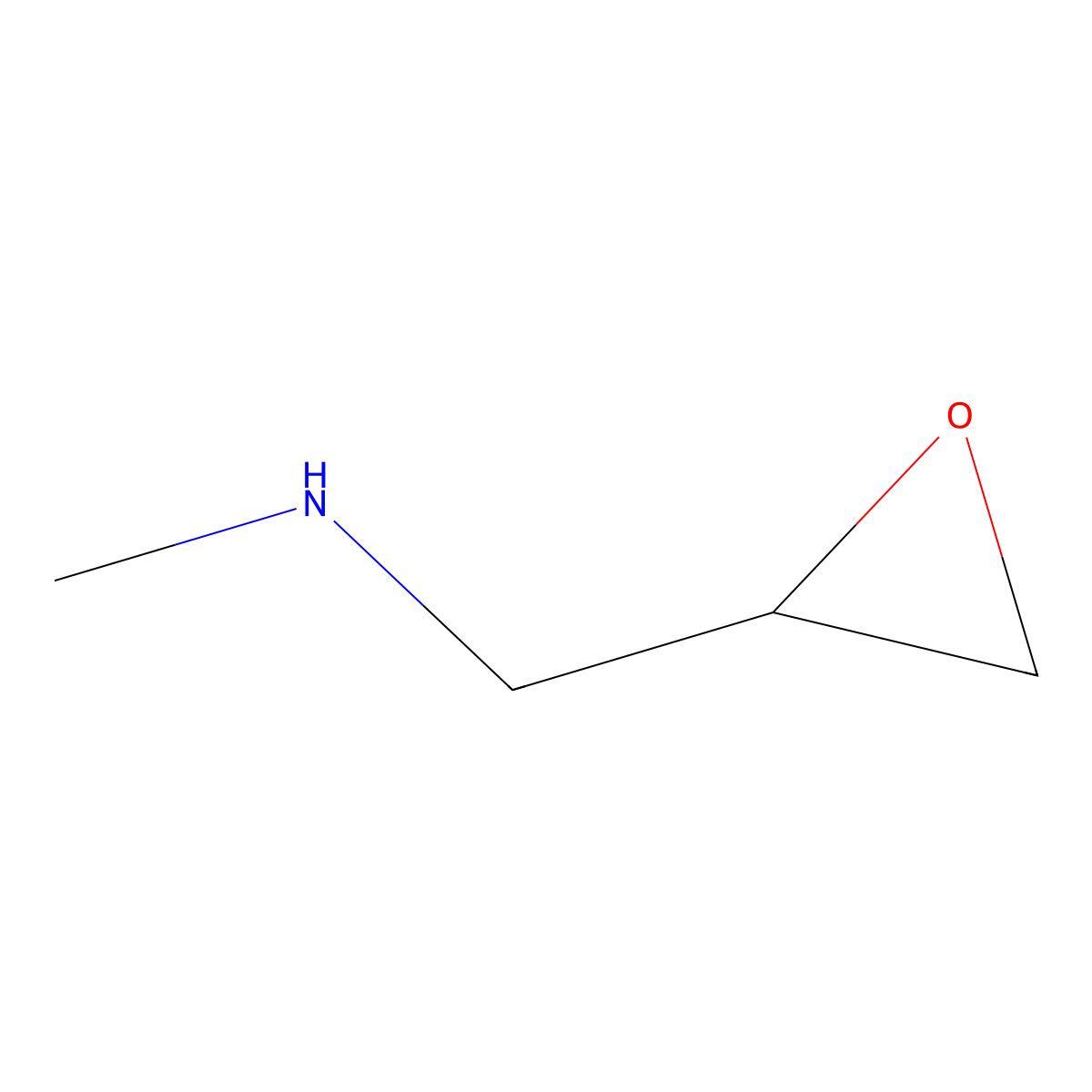 Methyl[(oxiran-2-yl)methyl]amine molecular structure, CAS 51473-61-1