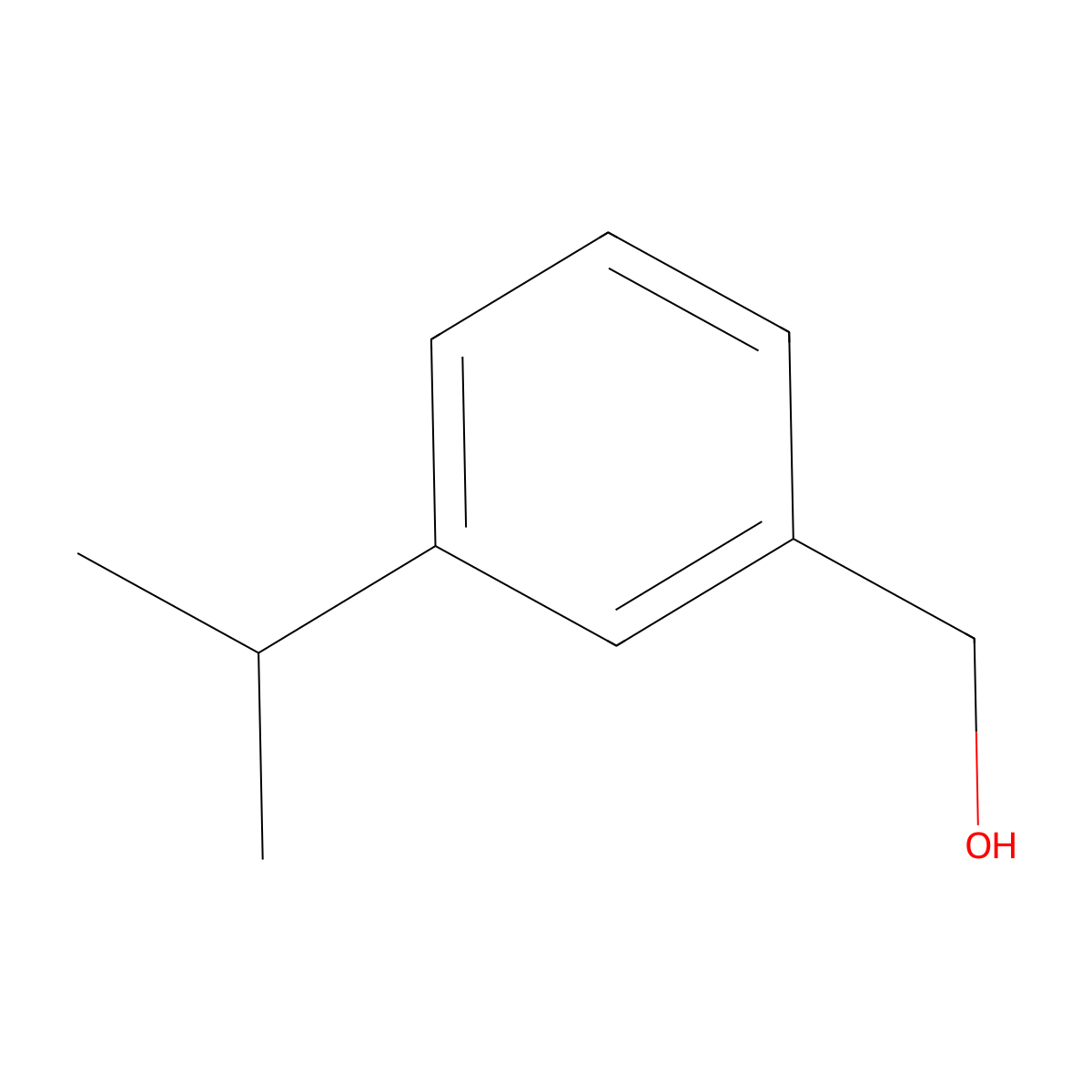 [3-(Propan-2-yl)phenyl]methanol molecular structure, CAS 51473-70-2