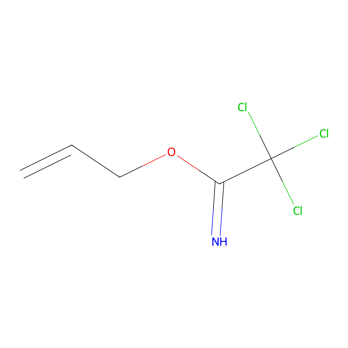 Allyl 2,2,2-Trichloroacetimidate molecular structure, CAS 51479-73-3