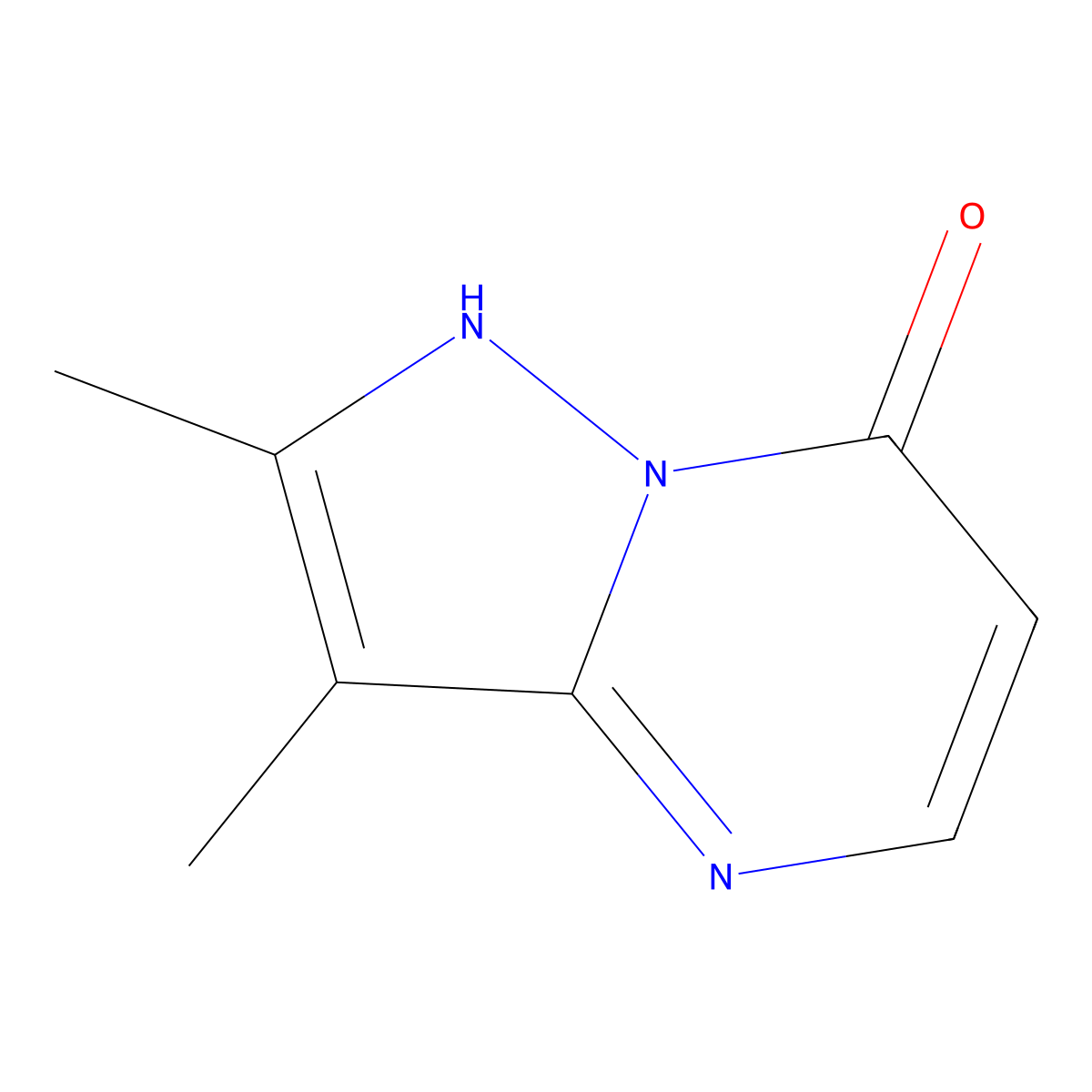 2,3-Dimethylpyrazolo[1,5-A]pyrimidin-7-OL molecular structure, CAS 5148-32-3