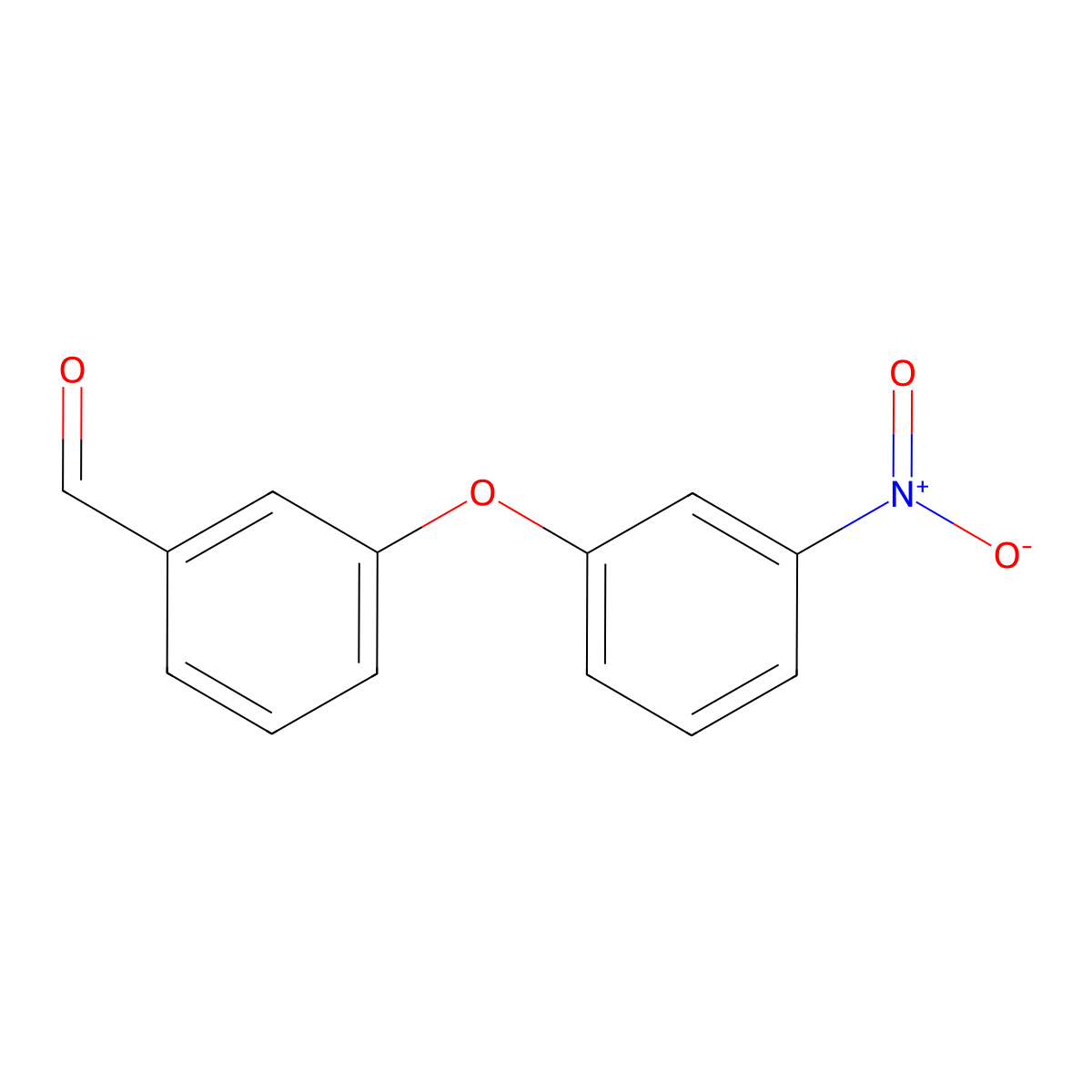 3-(3-Nitrophenoxy)benzaldehyde molecular structure, CAS 514804-15-0