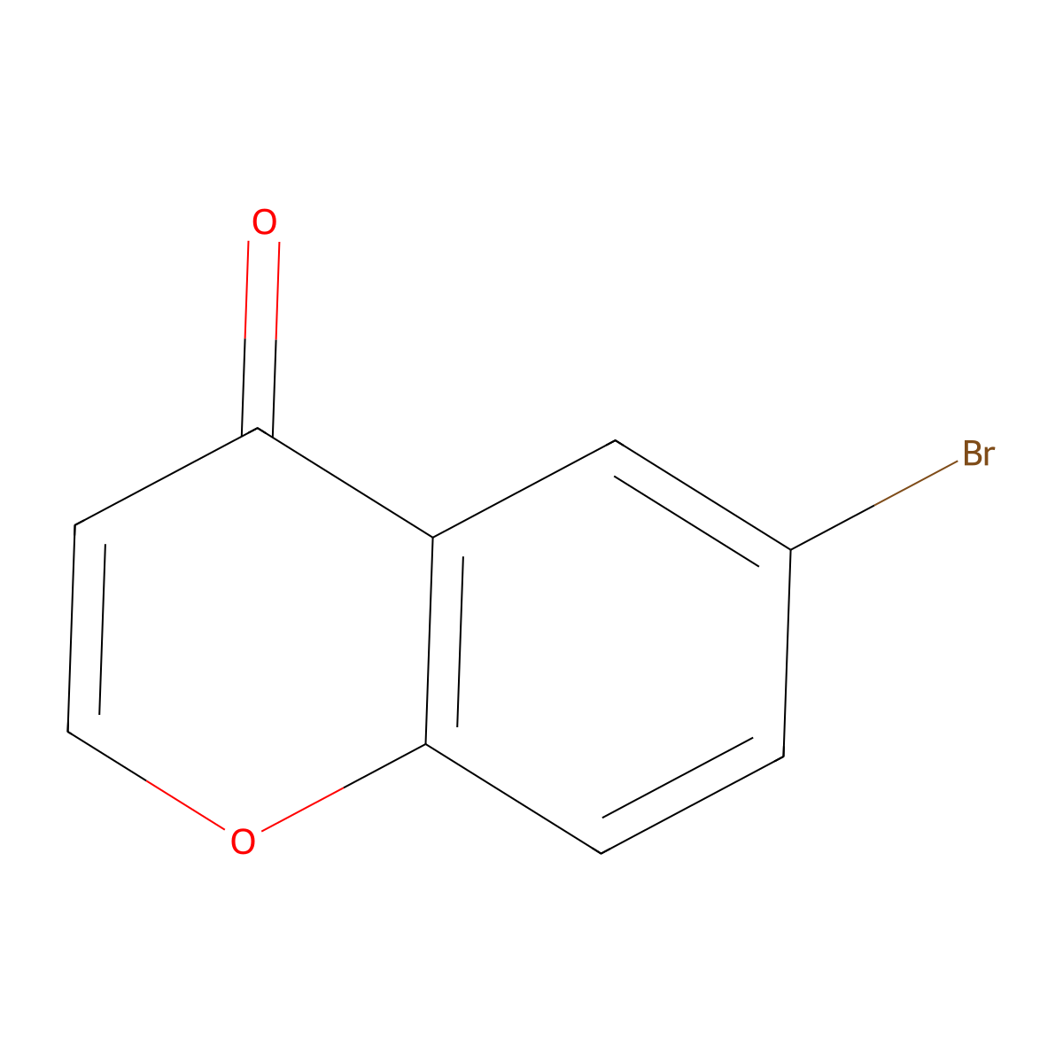 6-bromo-4H-chromen-4-one molecular structure, CAS 51483-92-2