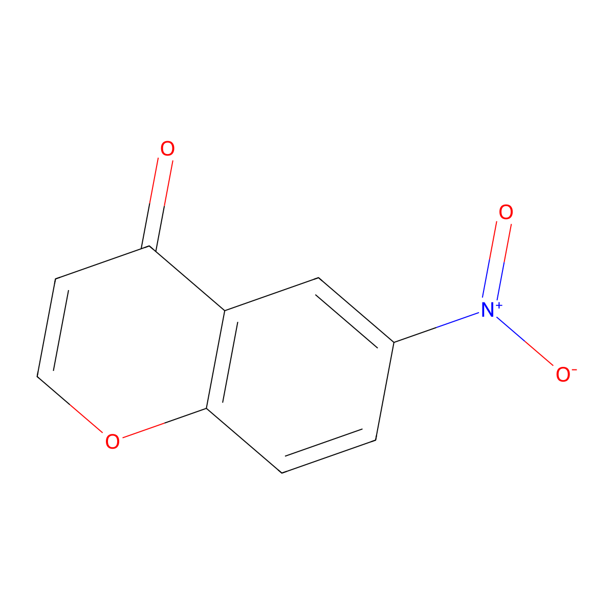 6-Nitrochromone molecular structure, CAS 51484-05-0