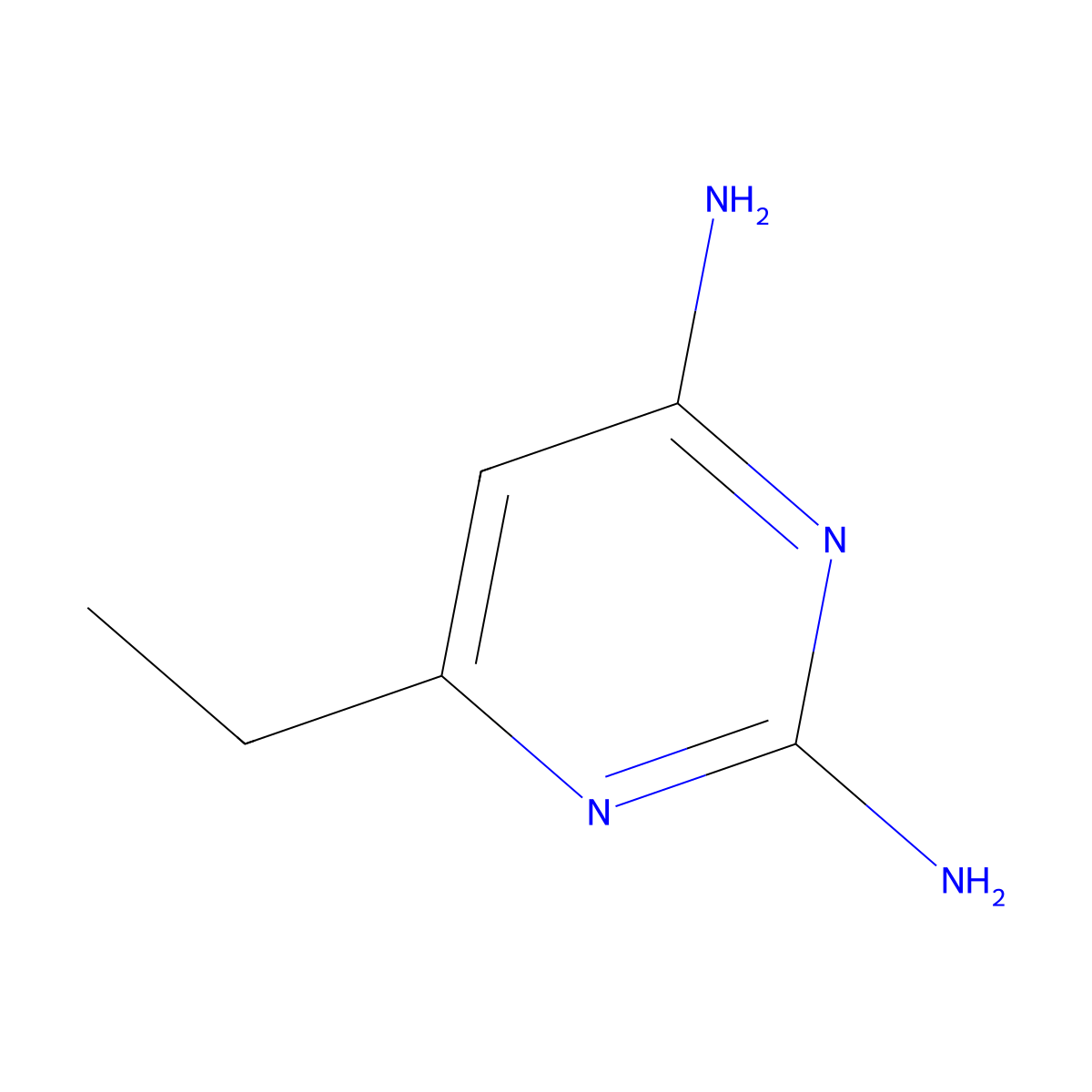 6-Ethylpyrimidine-2,4-diamine molecular structure, CAS 514854-12-7