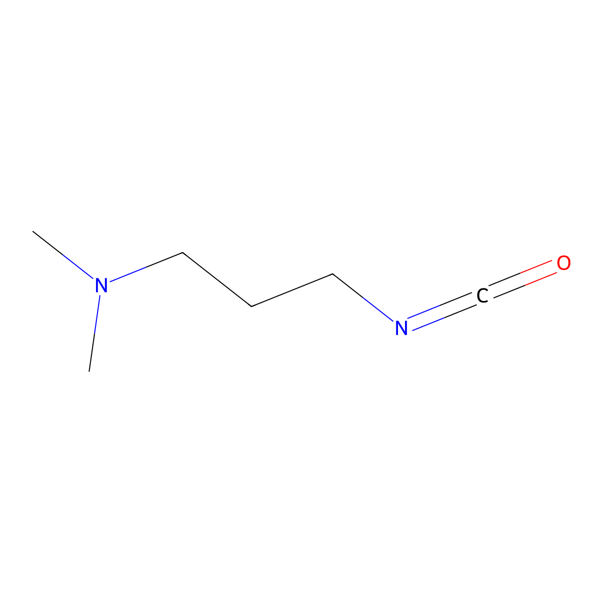 (3-Isocyanatopropyl)dimethylamine molecular structure, CAS 51487-30-0