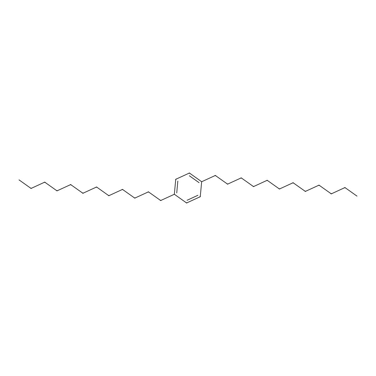 1,4-Didodecylbenzene molecular structure, CAS 5149-65-5