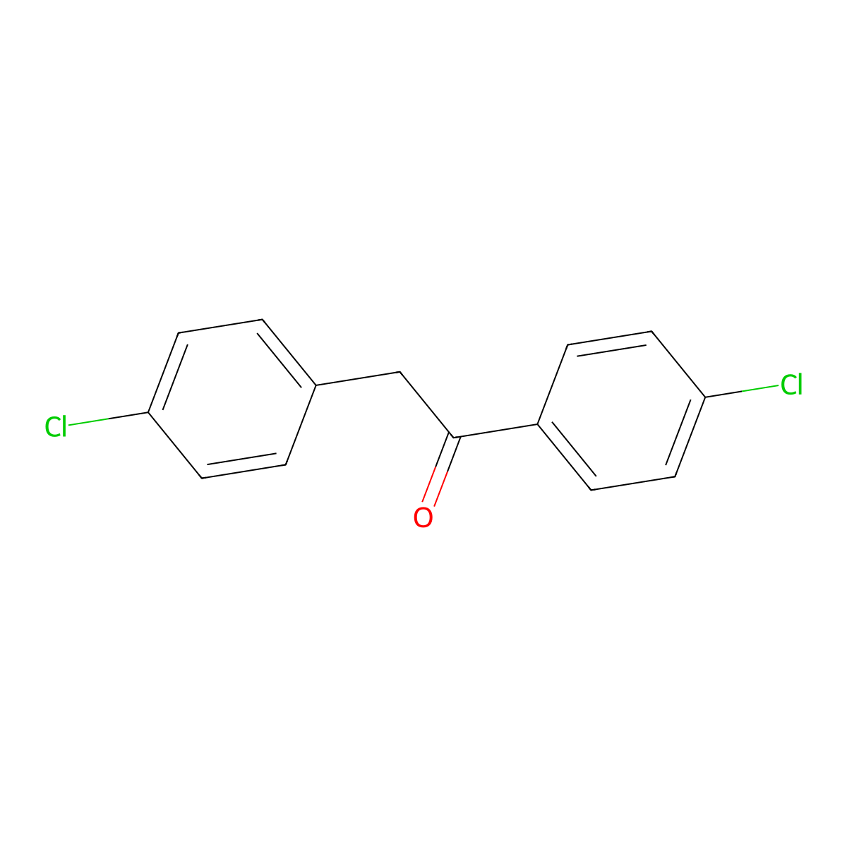 1,2-Bis(4-chlorophenyl)ethanone molecular structure, CAS 51490-05-2