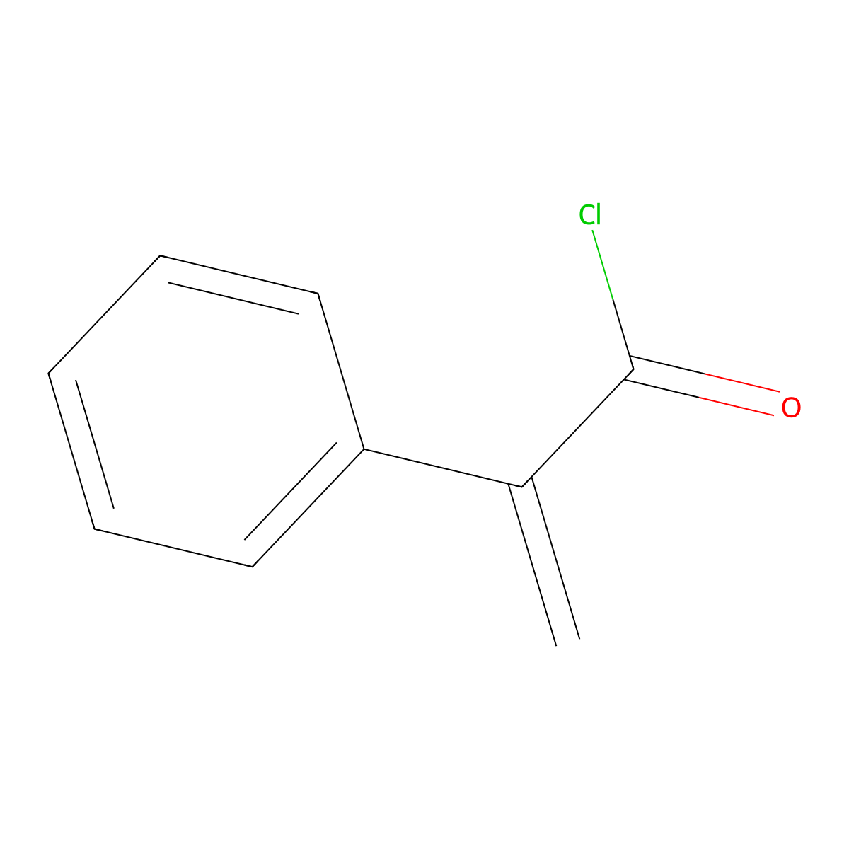 2-Phenylacryloyl chloride molecular structure, CAS 51491-68-0