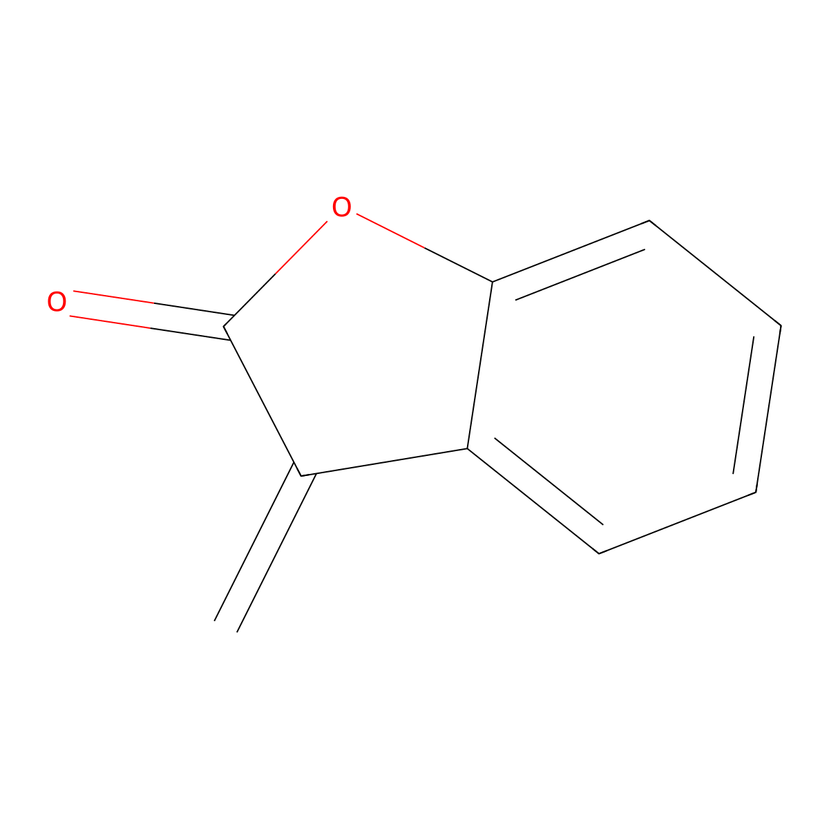 3-Methylidene-1-benzofuran-2-one molecular structure, CAS 51493-55-1