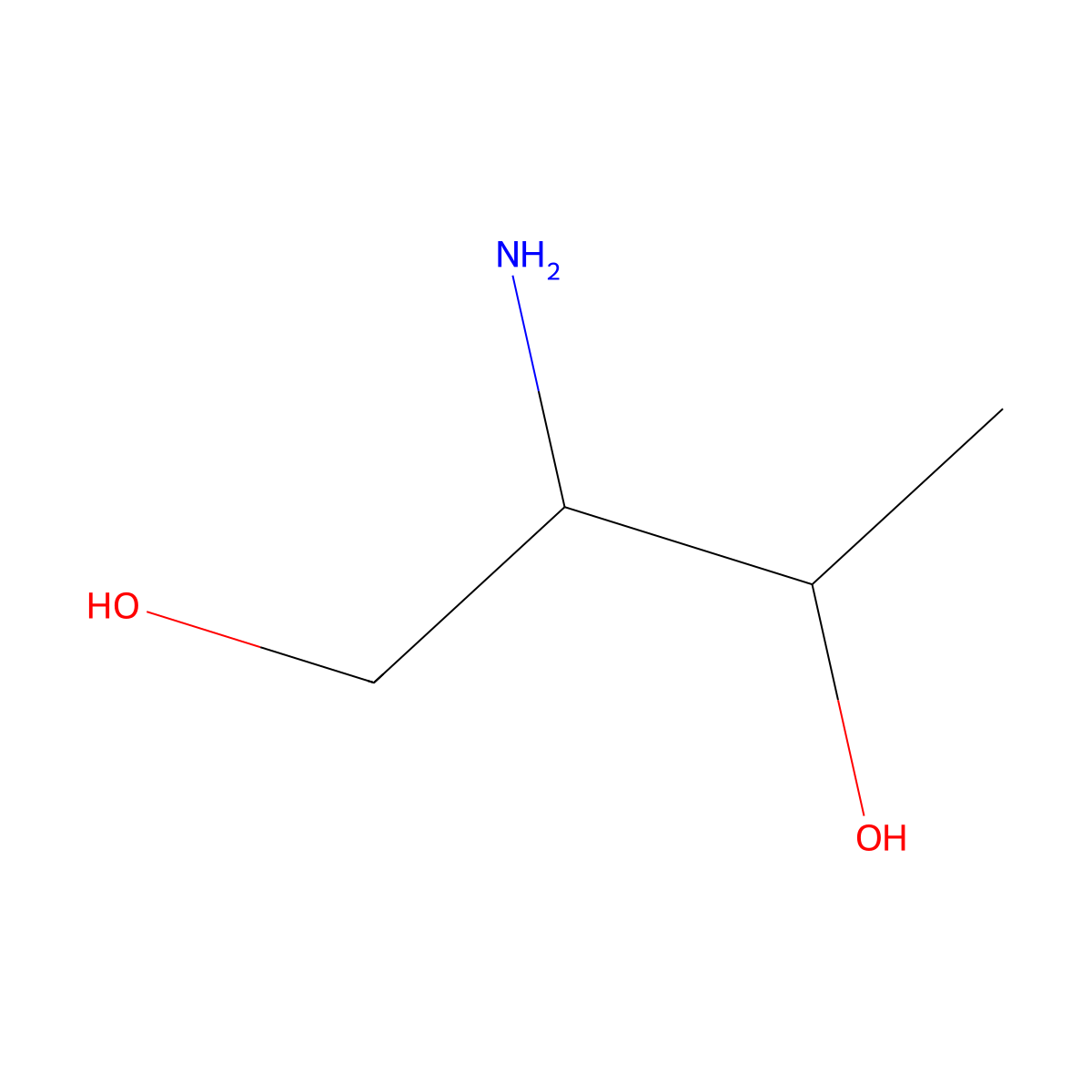 2-Aminobutane-1,3-diol molecular structure, CAS 515-93-5