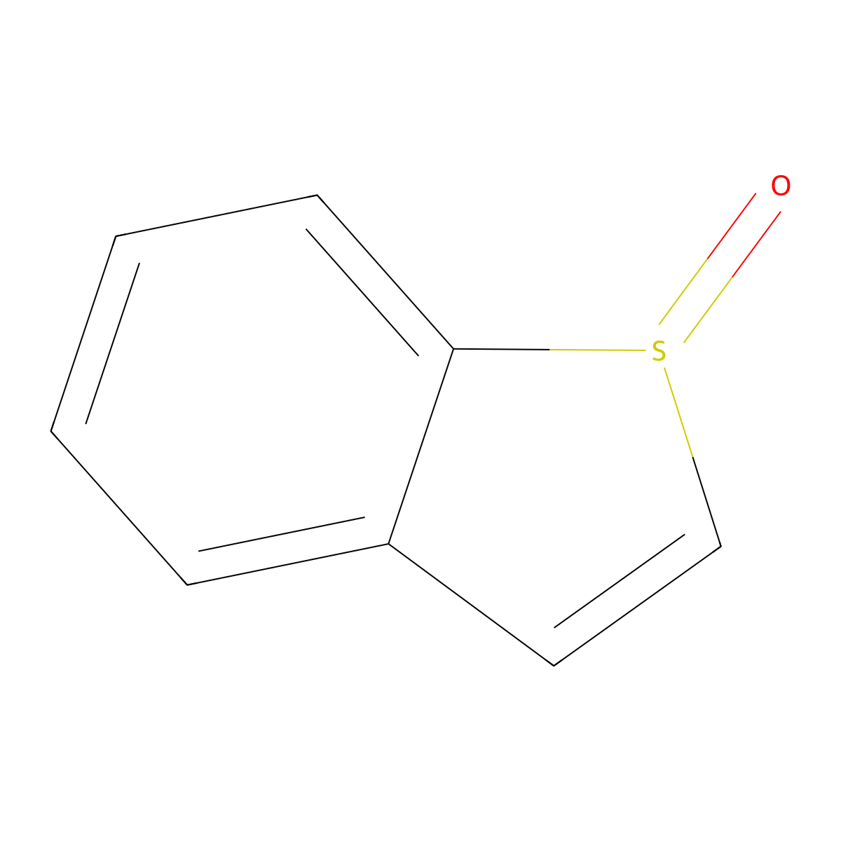 1-Benzothiophene 1-oxide molecular structure, CAS 51500-42-6