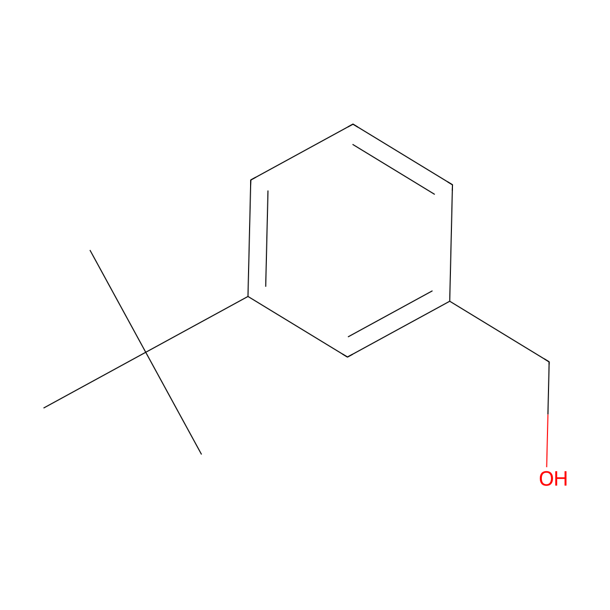 (3-Tert-butylphenyl)methanol molecular structure, CAS 51503-09-4