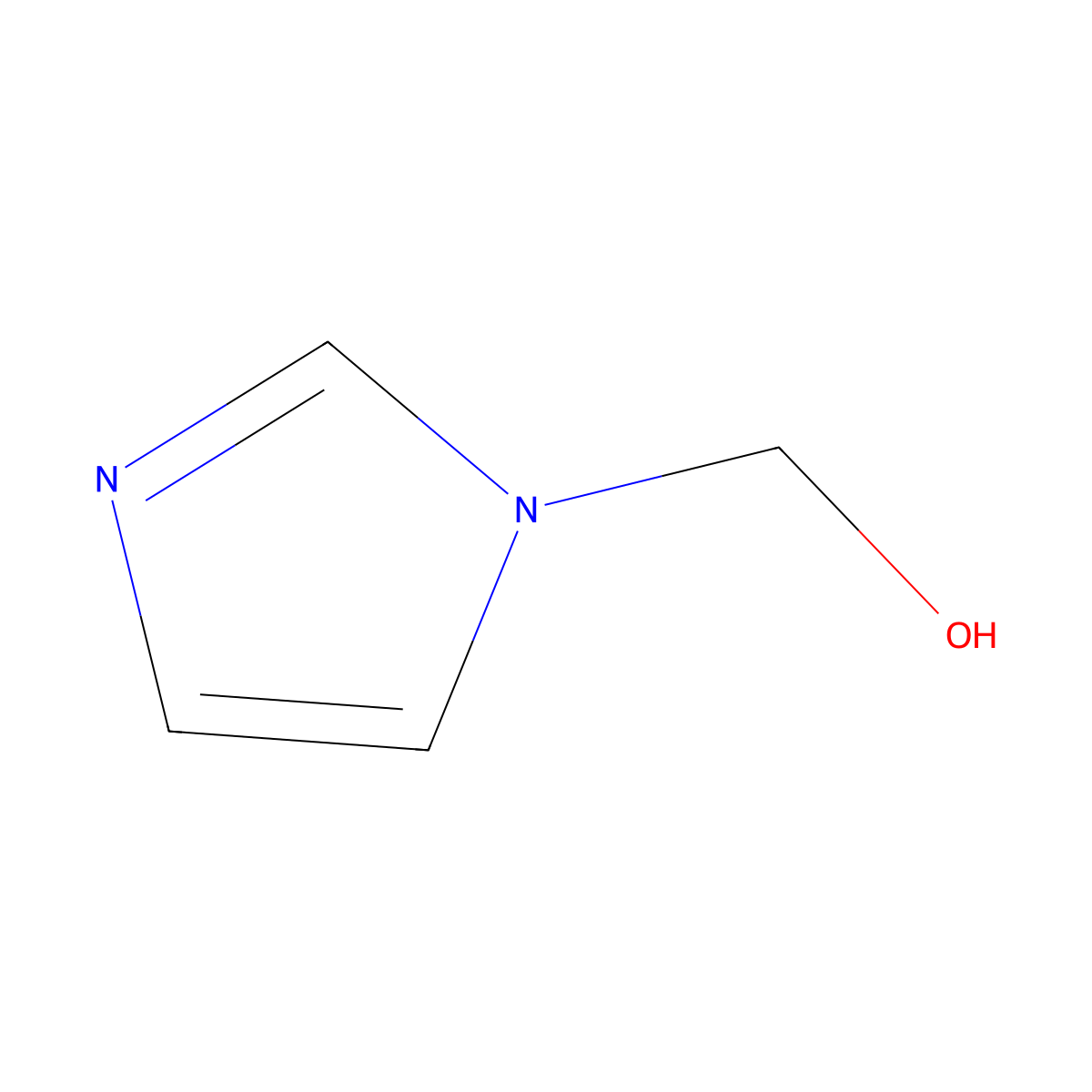 1H-imidazol-1-ylmethanol molecular structure, CAS 51505-76-1