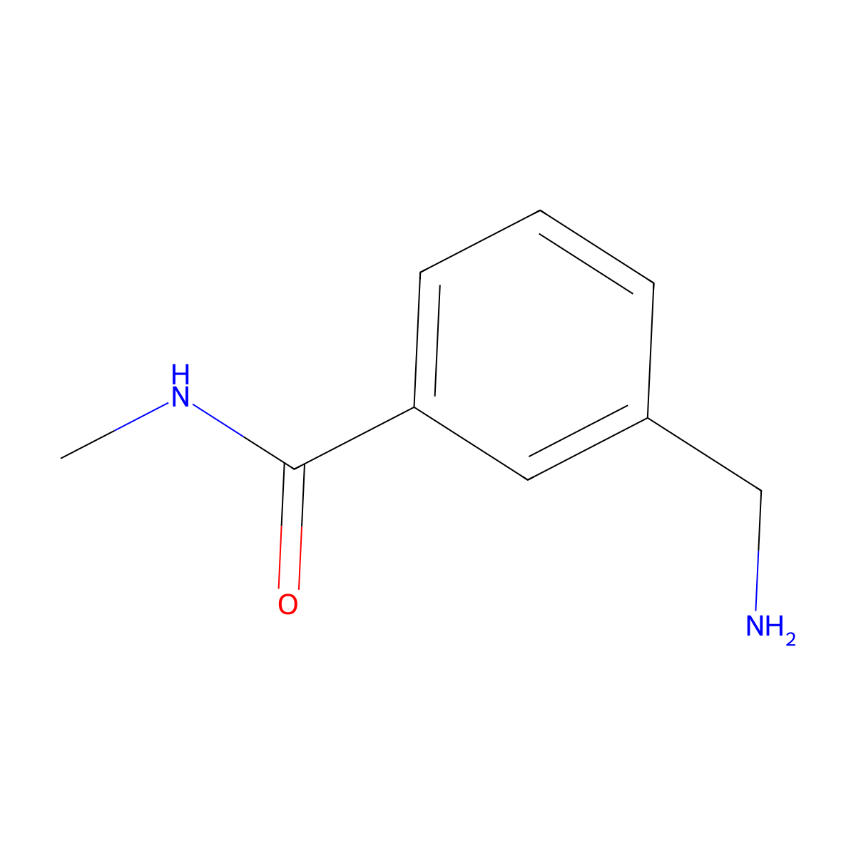 3-(Aminomethyl)-N-methylbenzamide molecular structure, CAS 515131-51-8