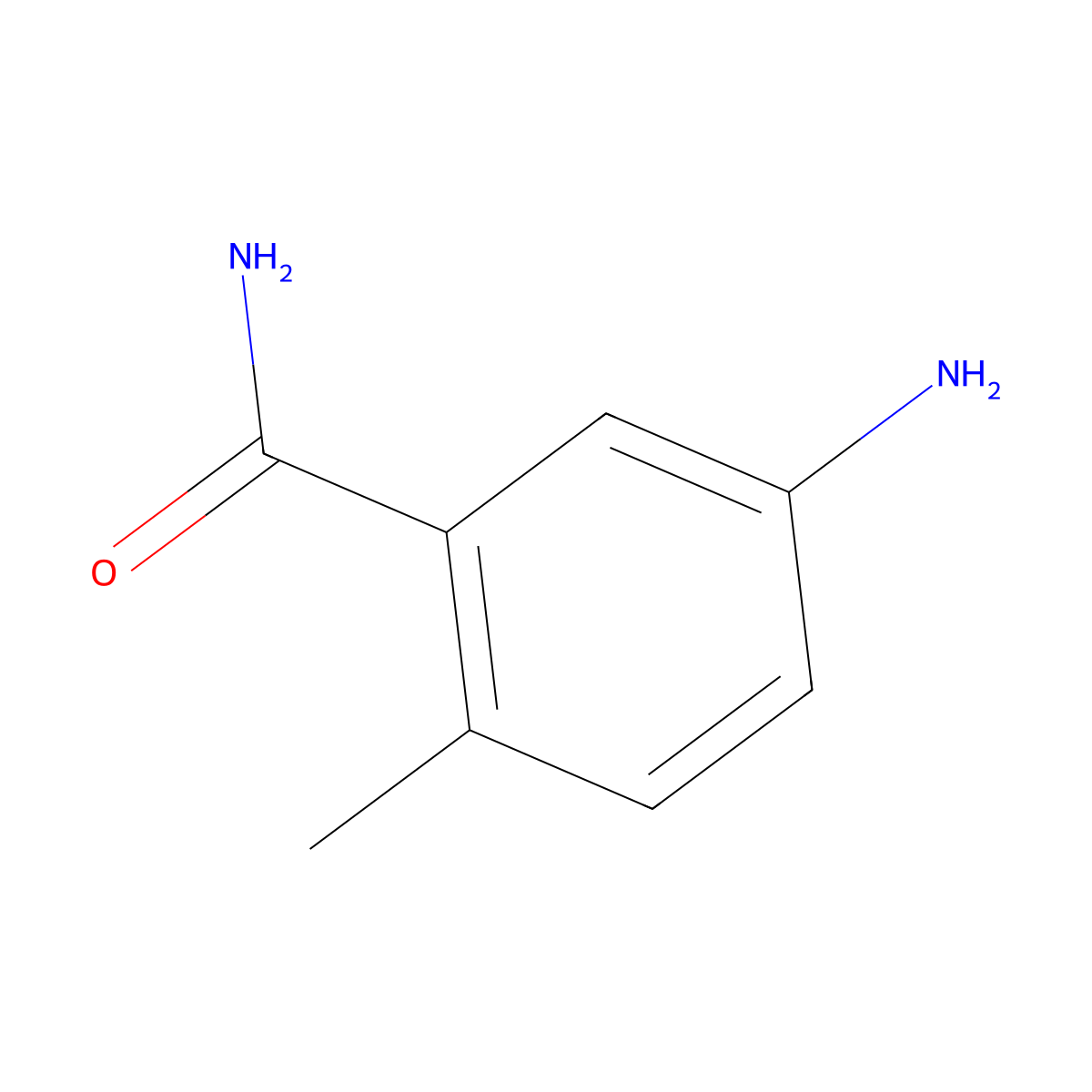 5-Amino-2-methylbenzamide molecular structure, CAS 515131-52-9