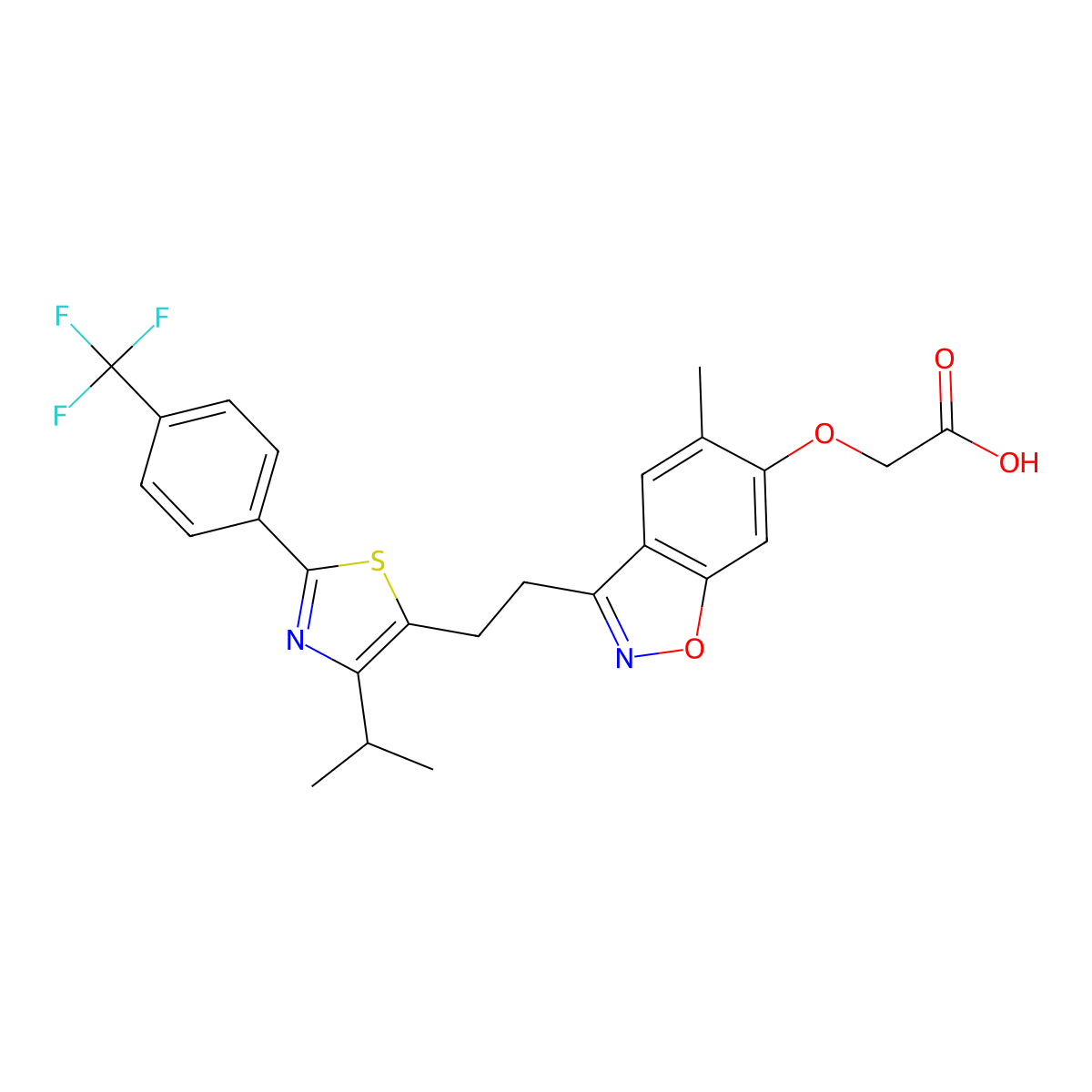 Fonadelpar molecular structure, CAS 515138-06-4