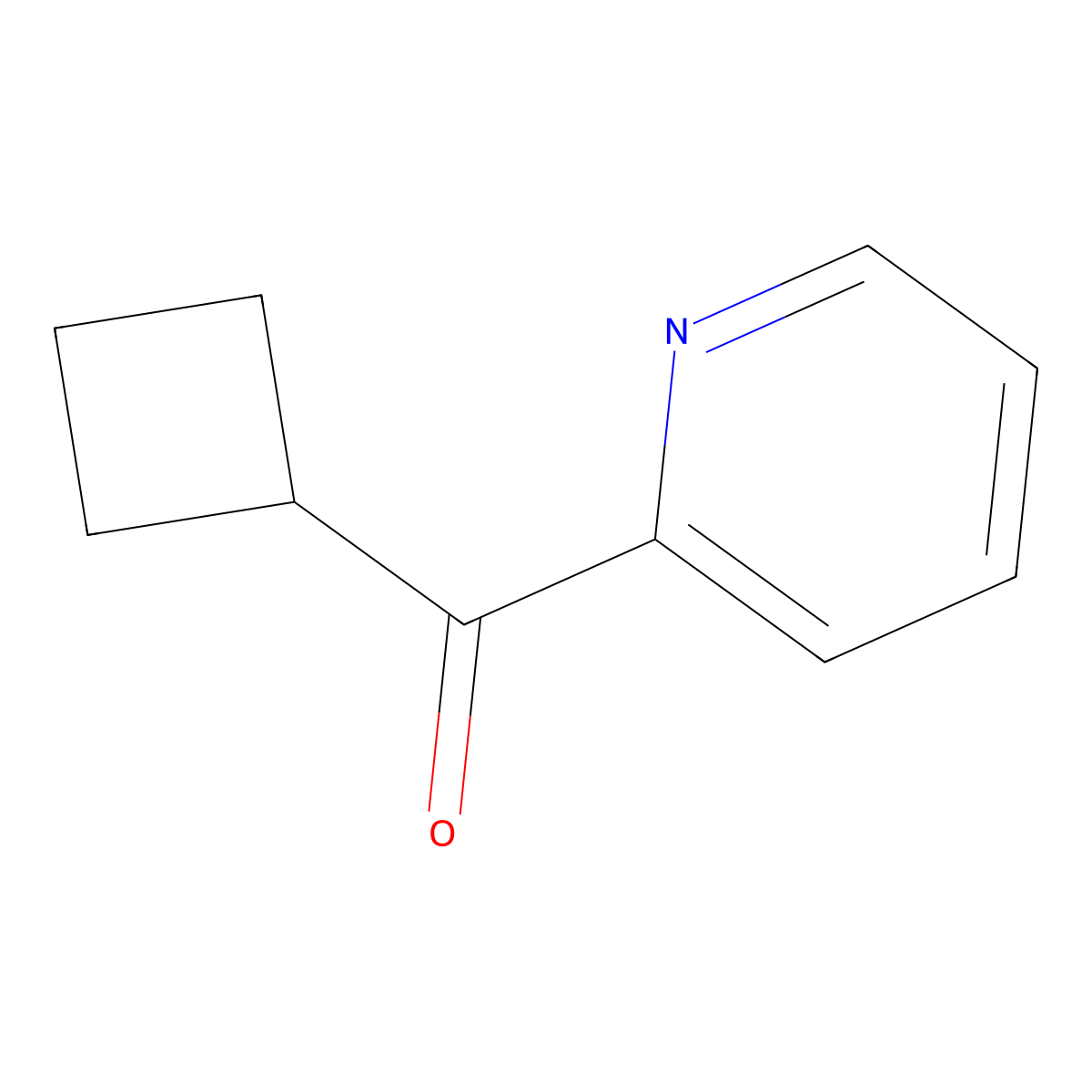 2-Cyclobutanecarbonylpyridine molecular structure, CAS 515154-32-2