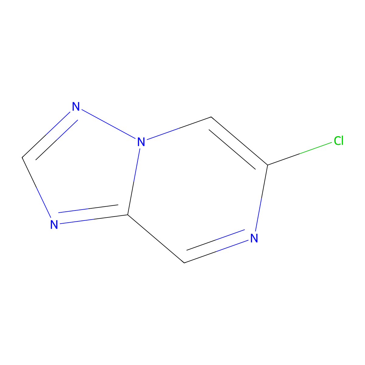 6-Chloro-[1,2,4]triazolo[1,5-a]pyrazine molecular structure, CAS 51519-29-0