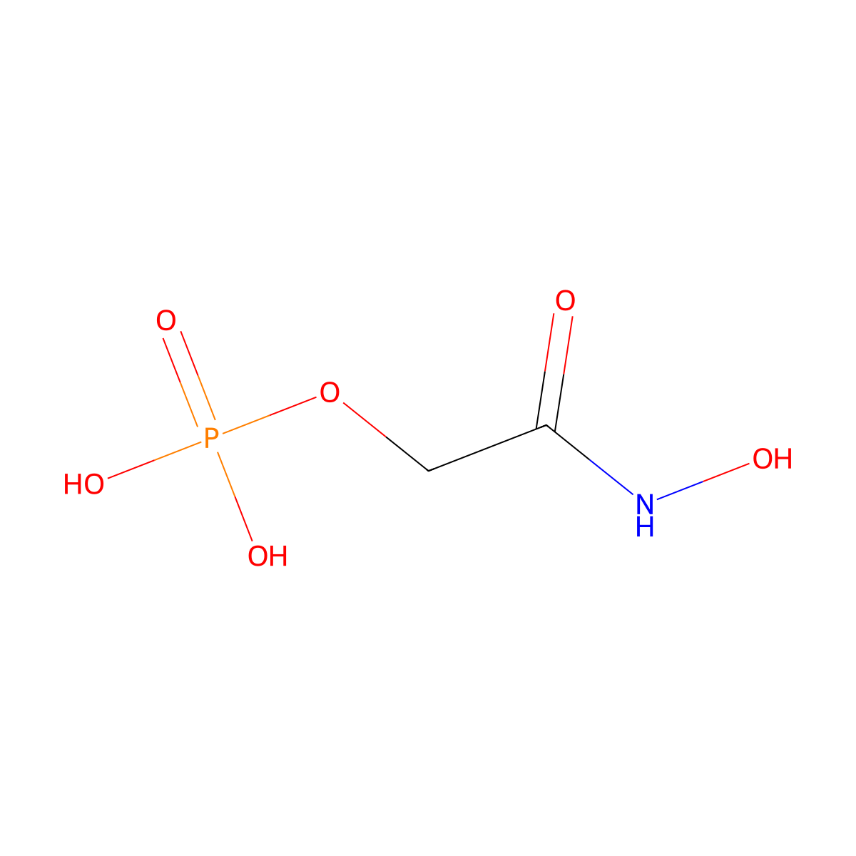 Phosphoglycolohydroxamic Acid molecular structure, CAS 51528-59-7