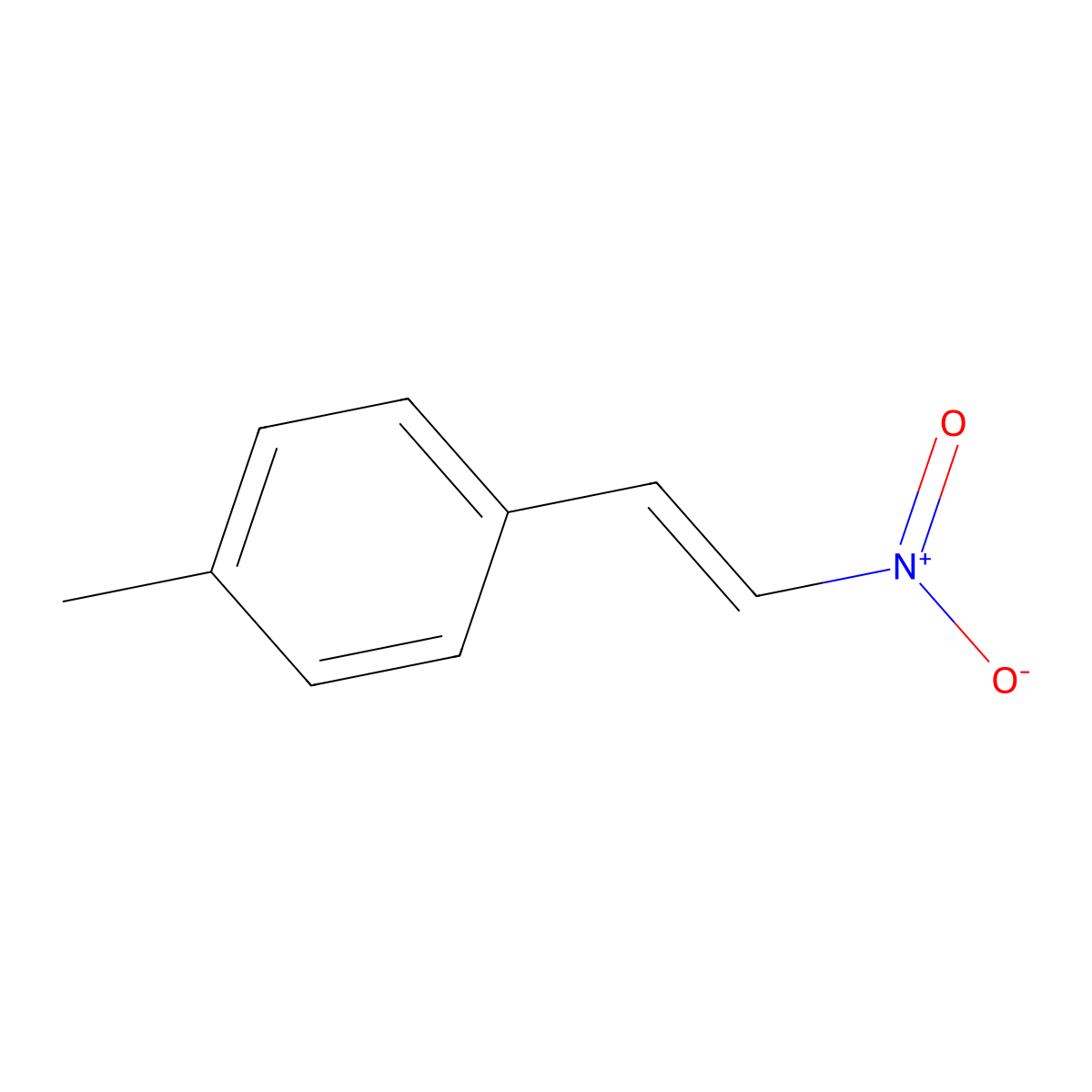 trans-4-Methyl-beta-nitrostyrene molecular structure, CAS 5153-68-4