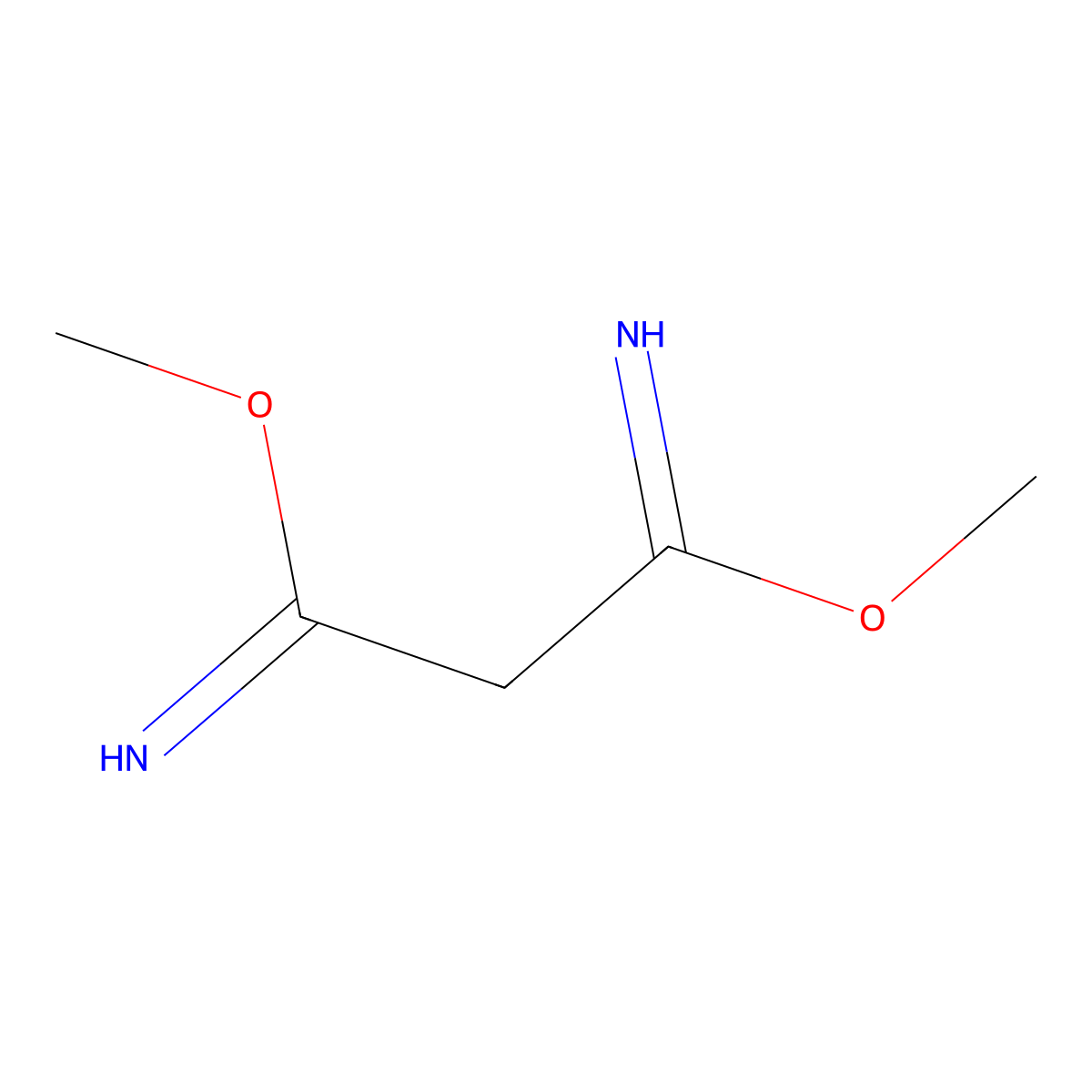 Dimethylmalonimidate molecular structure, CAS 51534-05-5