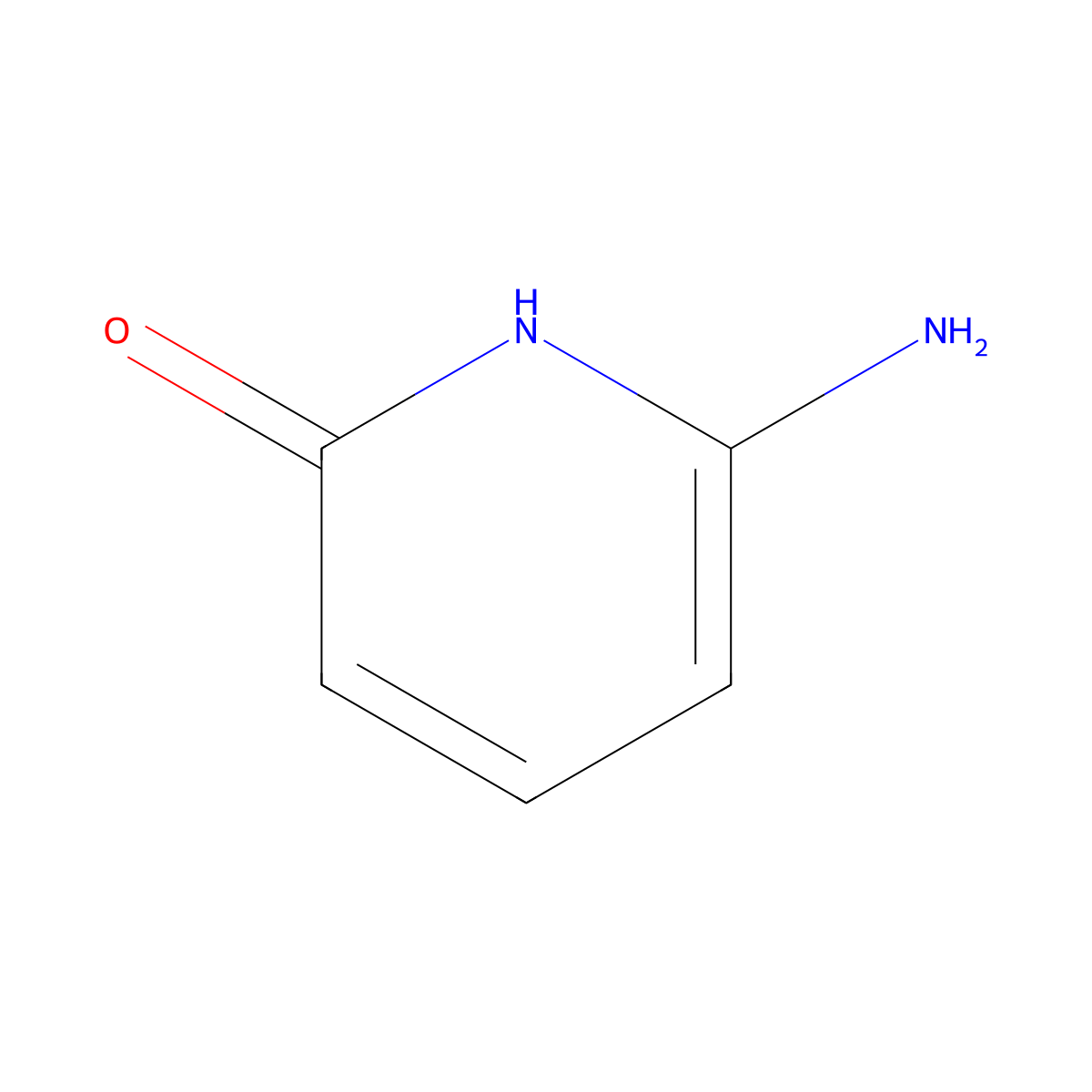 2-Amino-6-hydroxypyridine molecular structure, CAS 5154-00-7