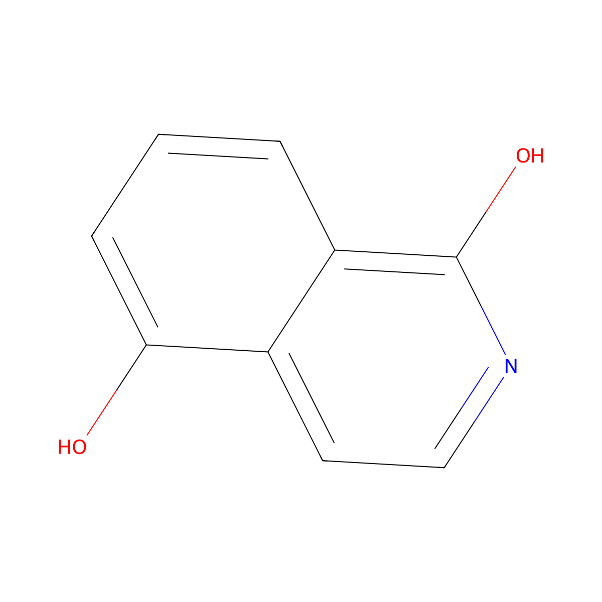 1,5-Isoquinolinediol molecular structure, CAS 5154-02-9