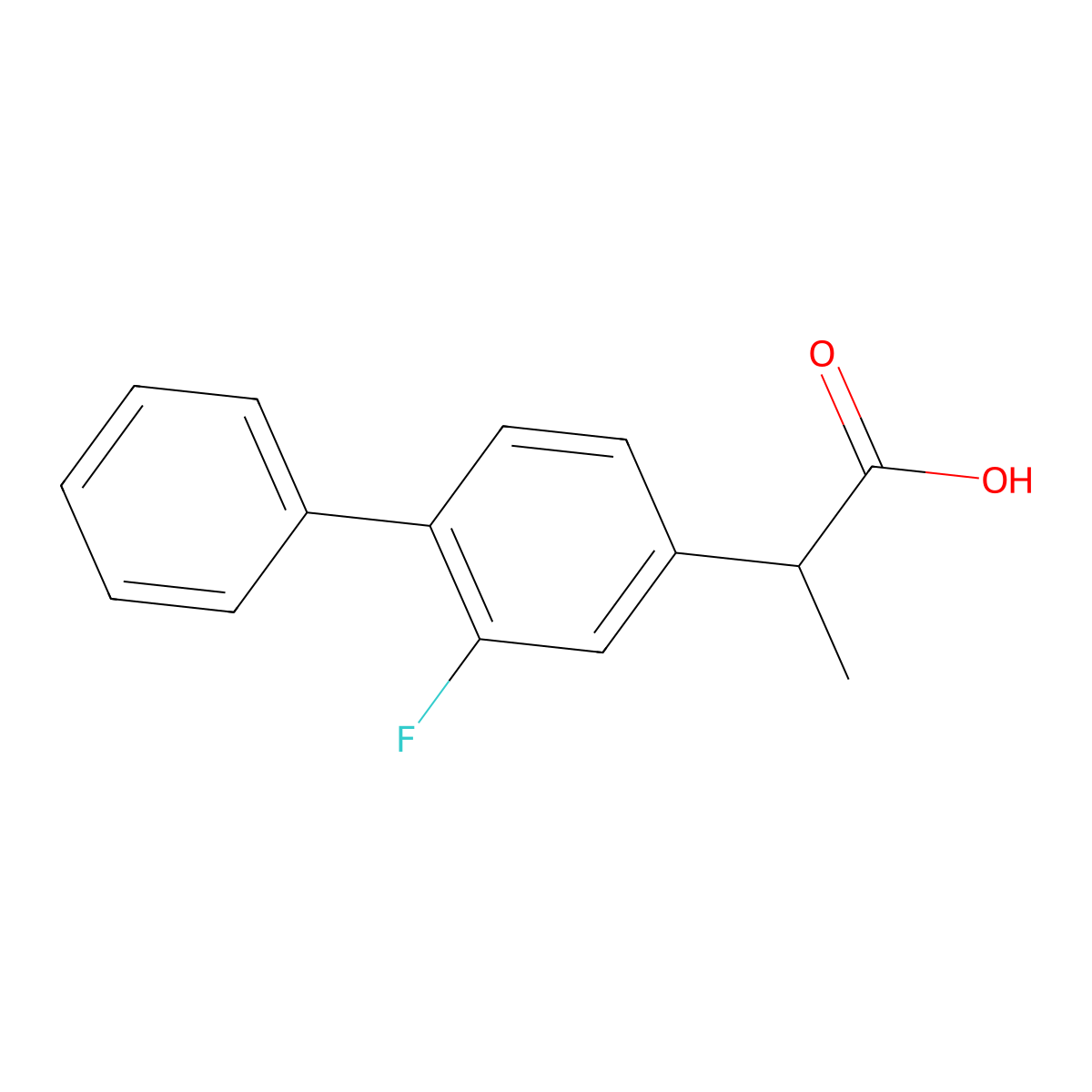 Tarenflurbil molecular structure, CAS 51543-40-9