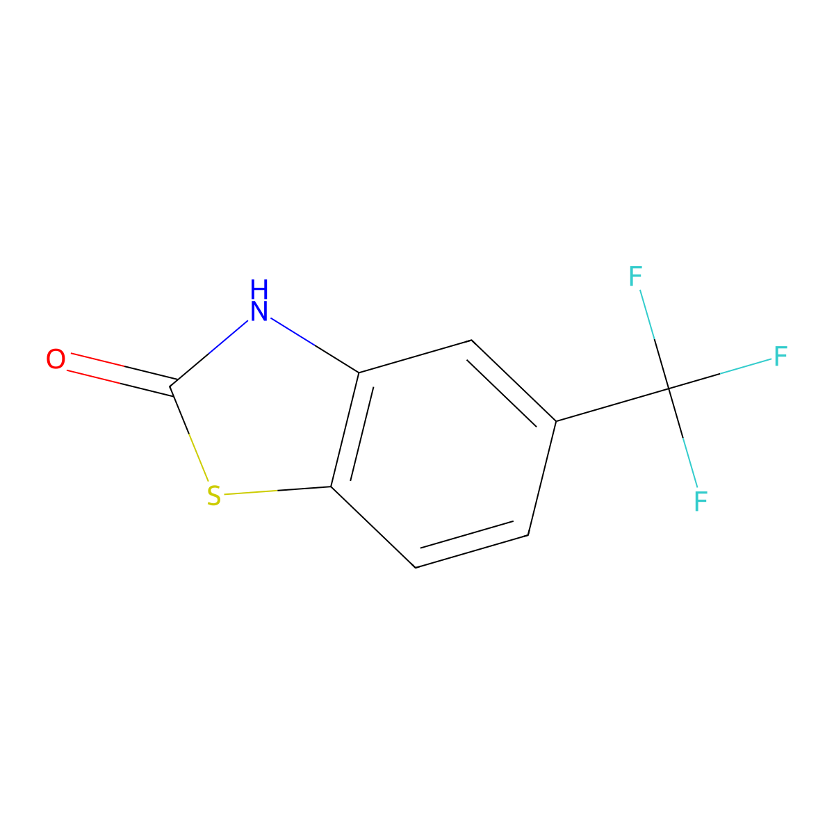 5-(Trifluoromethyl)benzo[d]thiazol-2(3H)-one molecular structure, CAS 51550-10-8