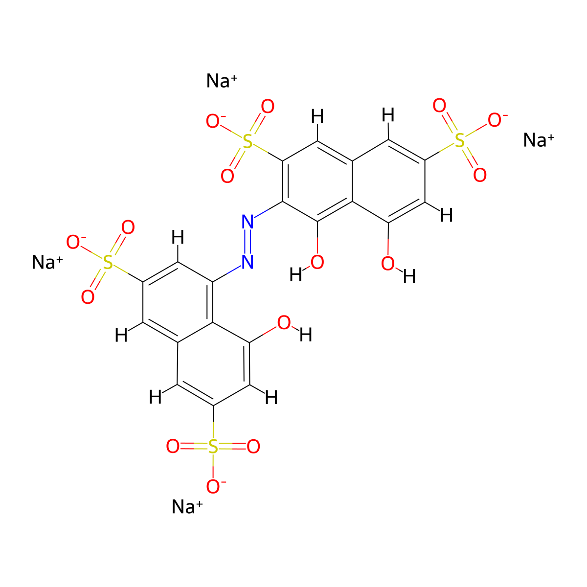 beryllon II molecular structure, CAS 51550-25-5