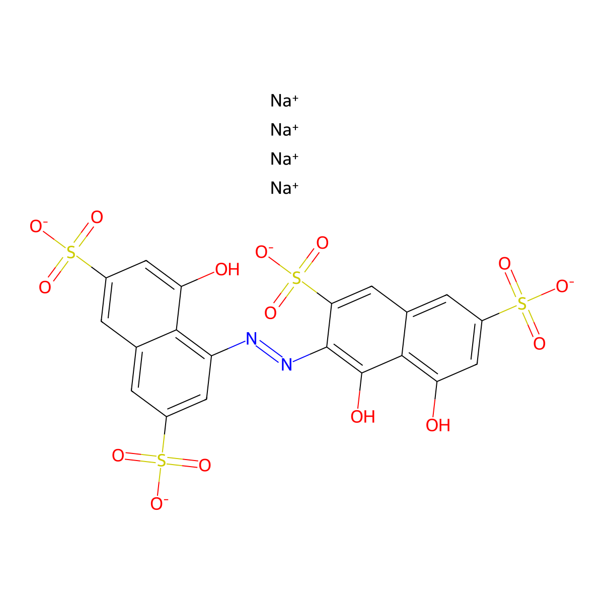 beryllon II molecular structure, CAS 51550-25-5