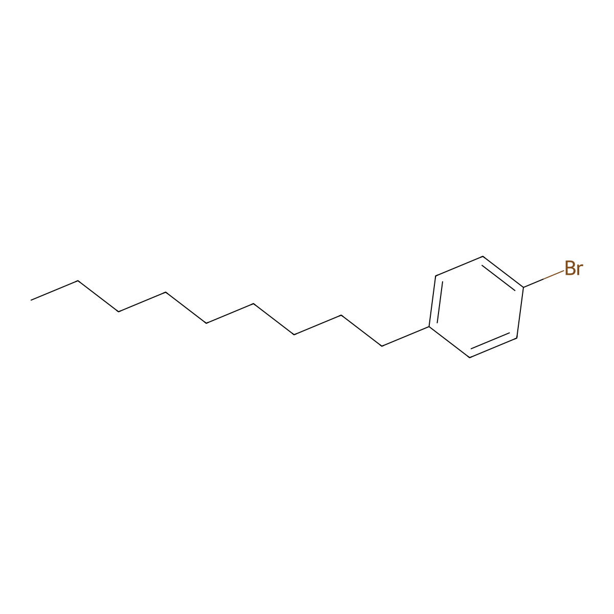 1-Bromo-4-nonylbenzene molecular structure, CAS 51554-94-0