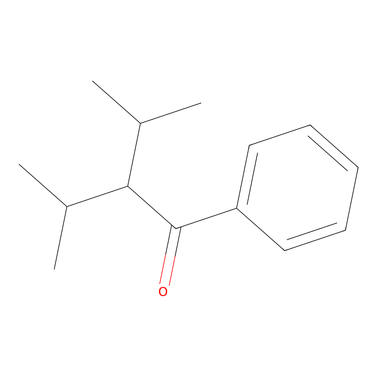2-Isopropyl-3-methylbutyrophenone molecular structure, CAS 51556-30-0