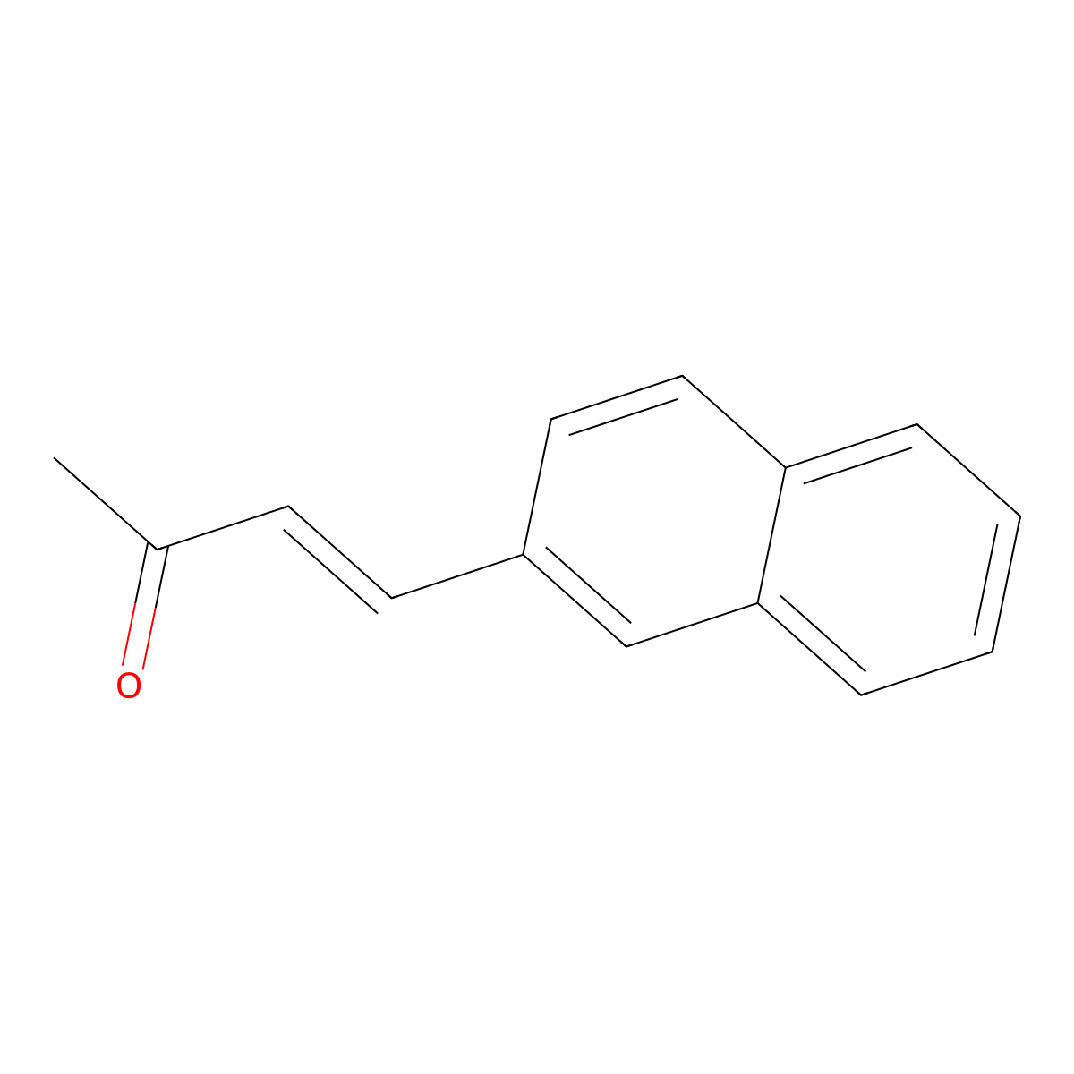 (3E)-4-(2-Naphthalenyl)-3-buten-2-one molecular structure, CAS 51557-10-9