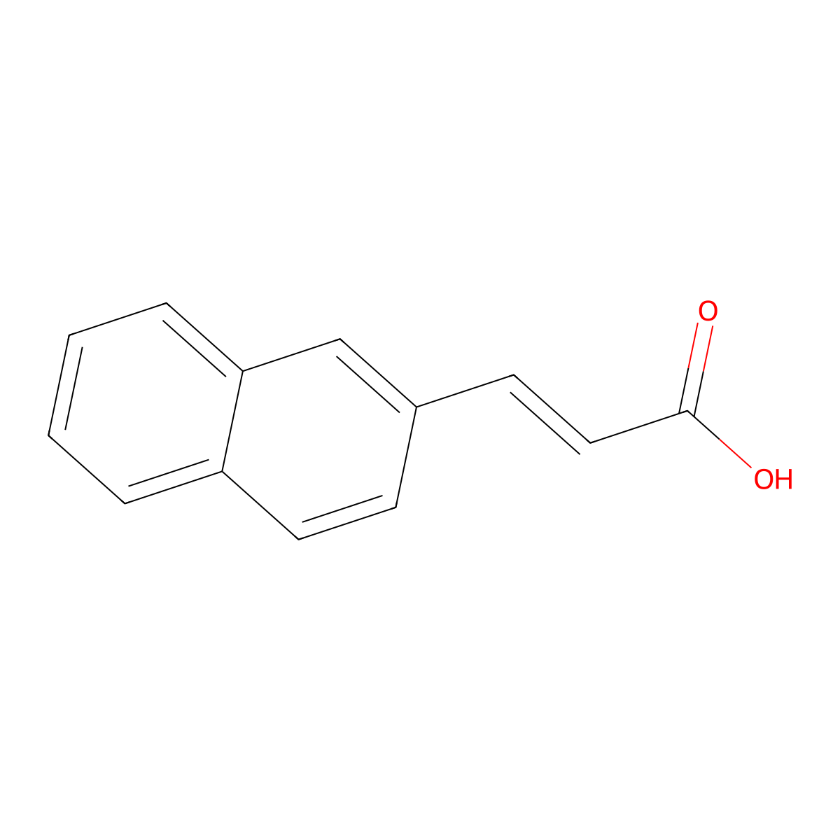3-(Naphth-2-yl)acrylic acid molecular structure, CAS 51557-26-7