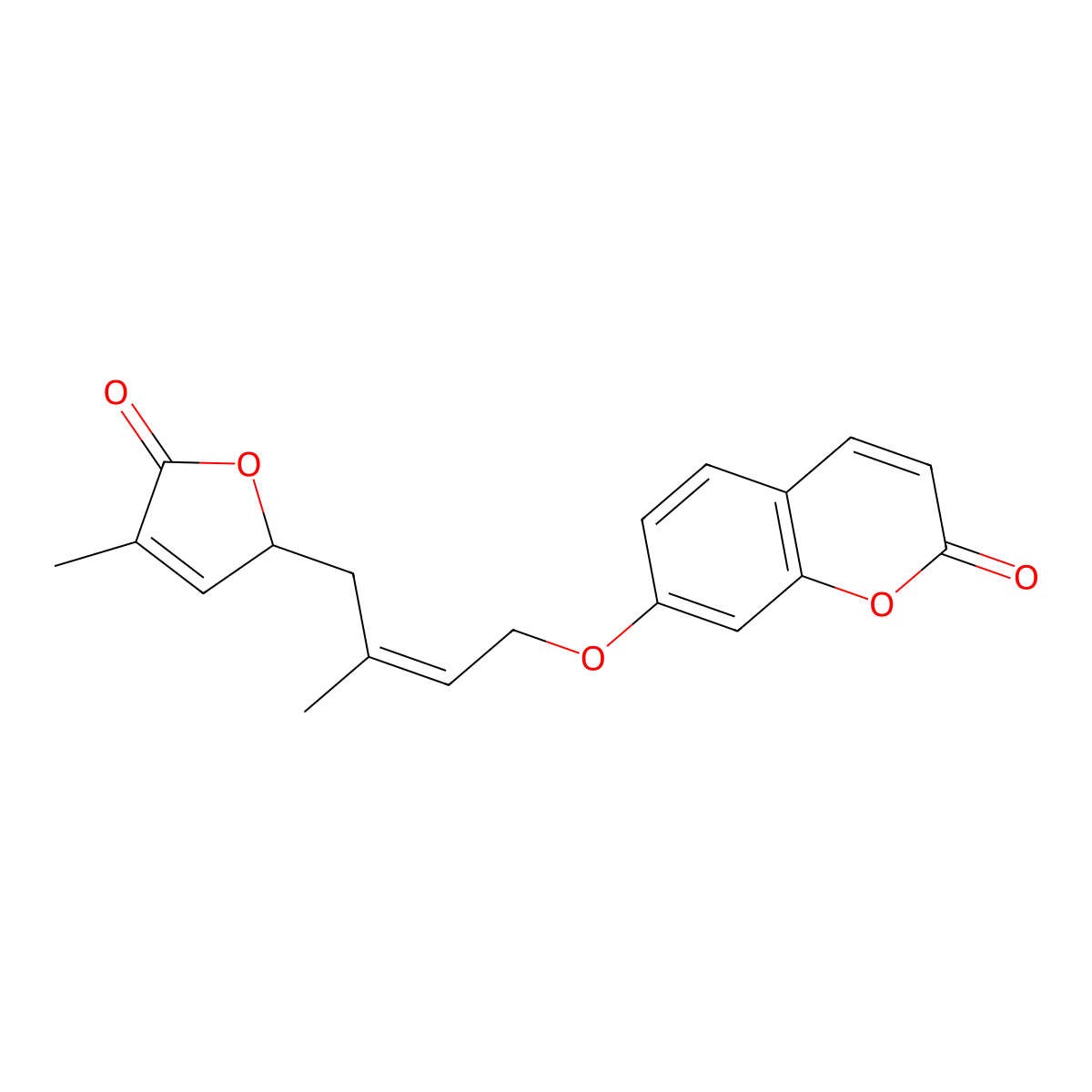 Coumarin deriv molecular structure, CAS 51559-33-2