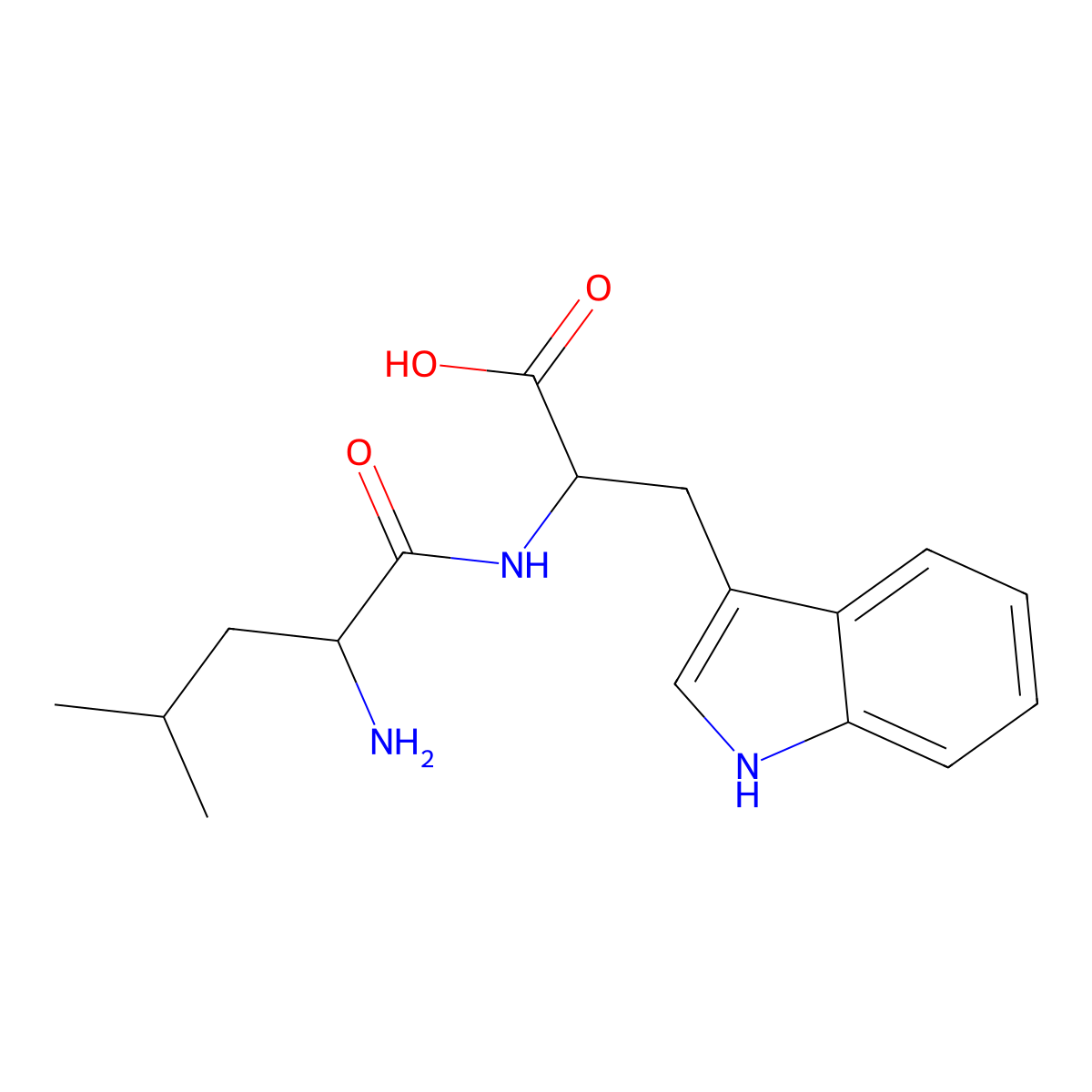 H-Leu-Trp-OH molecular structure, CAS 5156-22-9