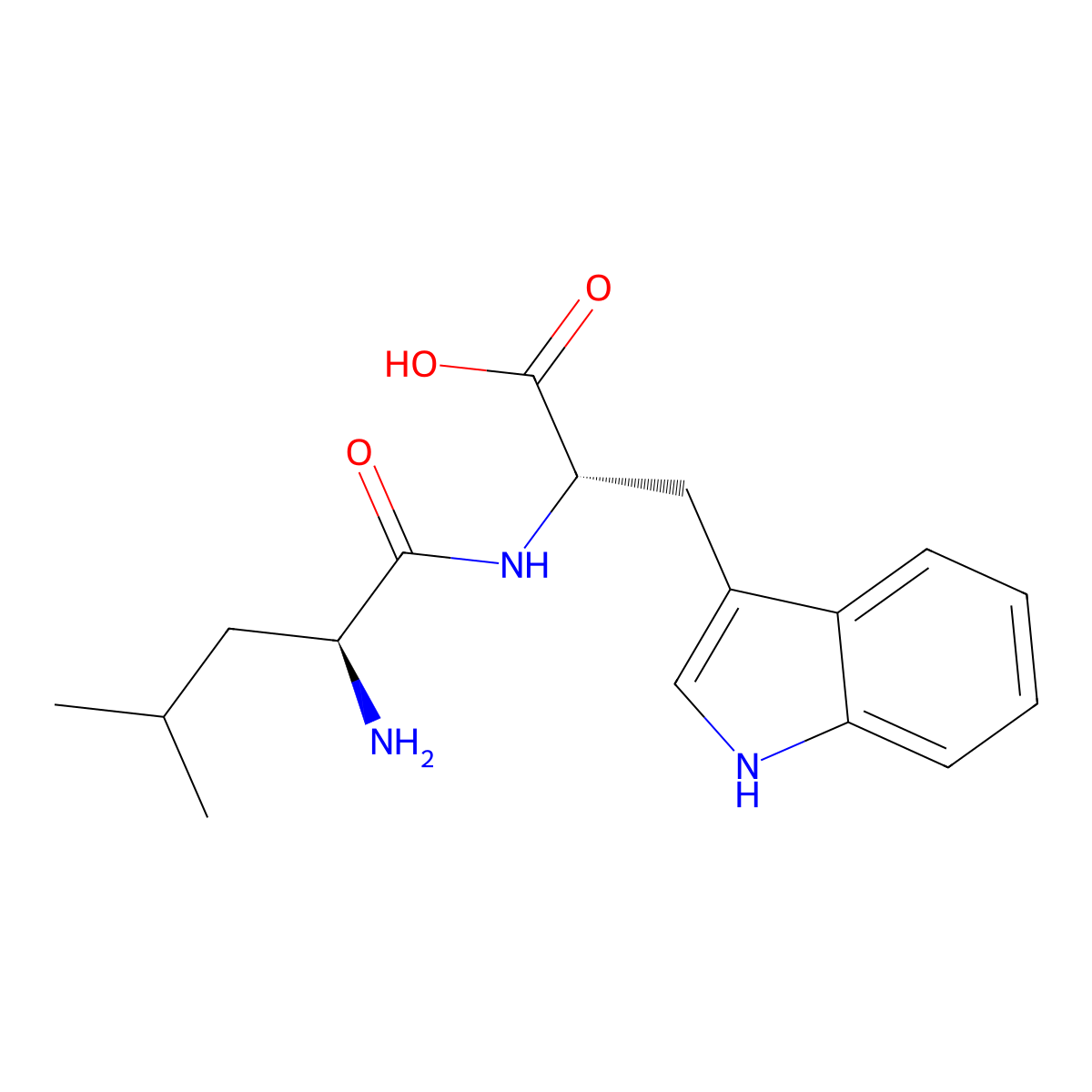 H-Leu-Trp-OH molecular structure, CAS 5156-22-9