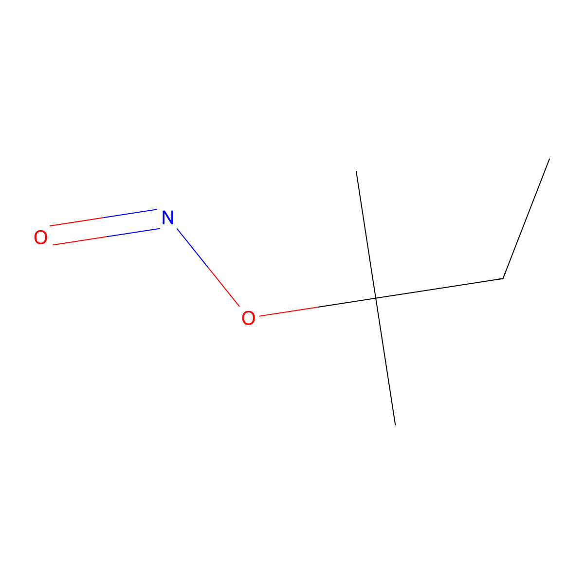 tert-Pentyl nitrite molecular structure, CAS 5156-41-2